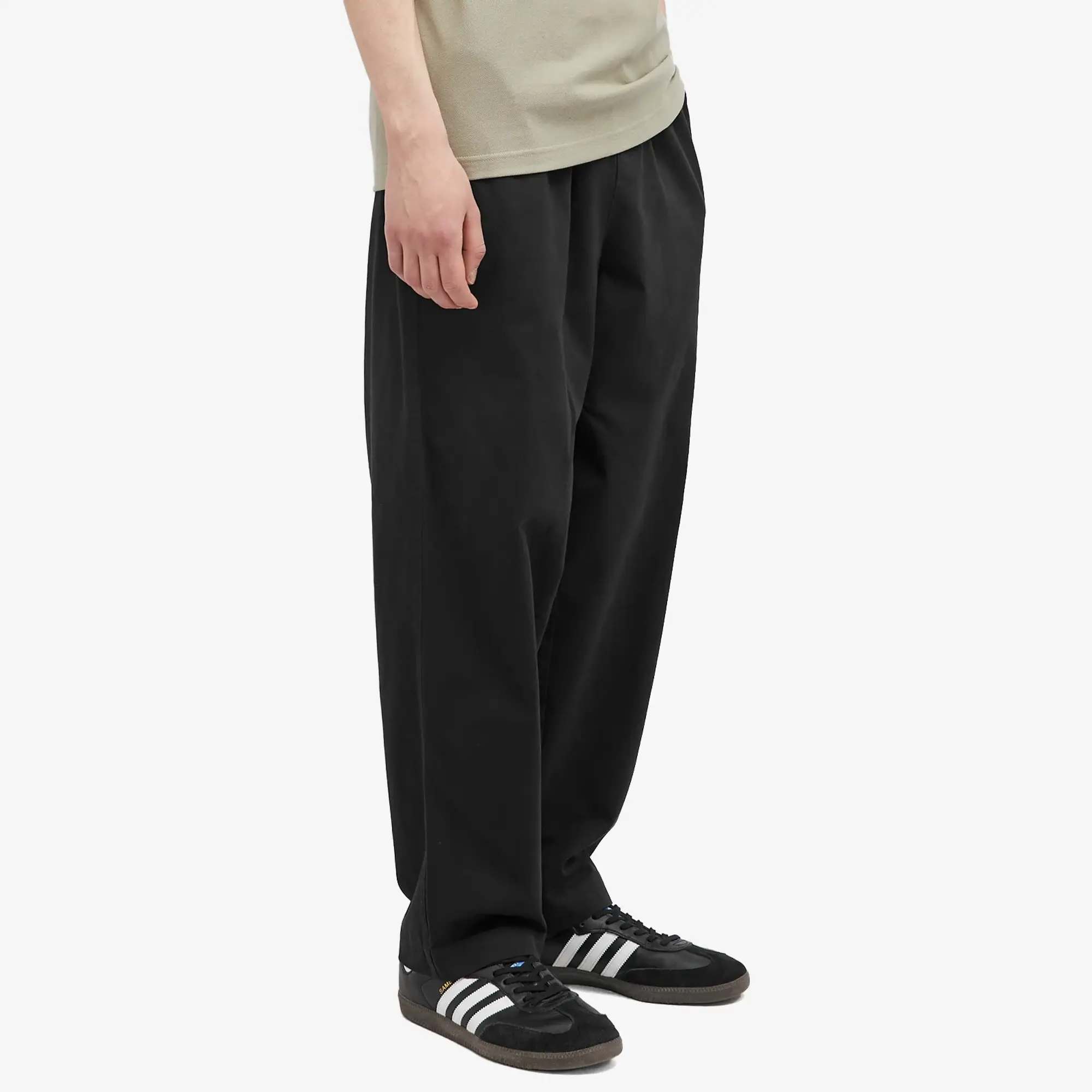 Fred Perry Twill Drawstring Trouser - Black