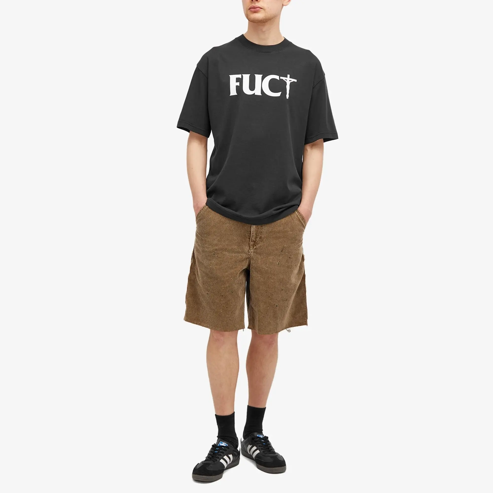 FUCT Men's Crossed Logo T-Shirt Black