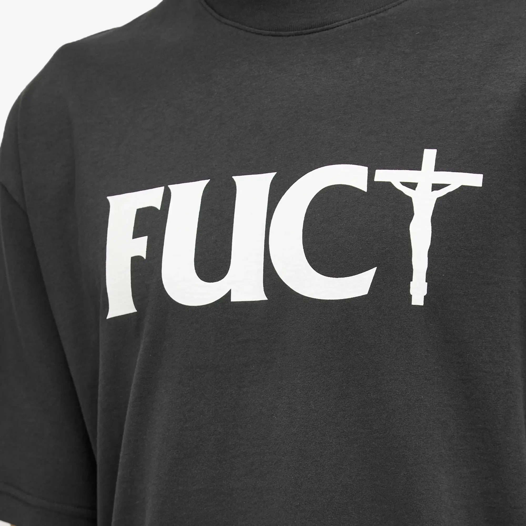 FUCT Men's Crossed Logo T-Shirt Black