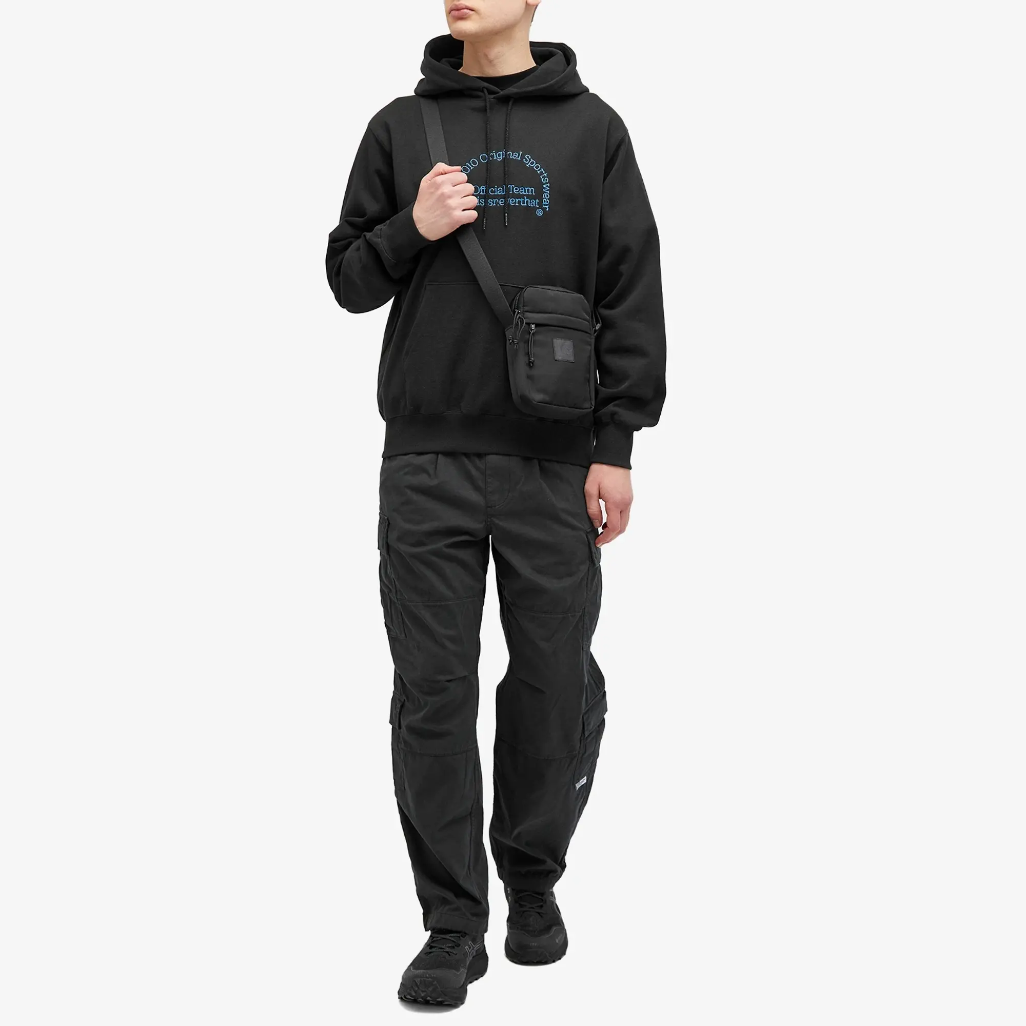 thisisneverthat Men's TNT Team Popover Hoodie Black