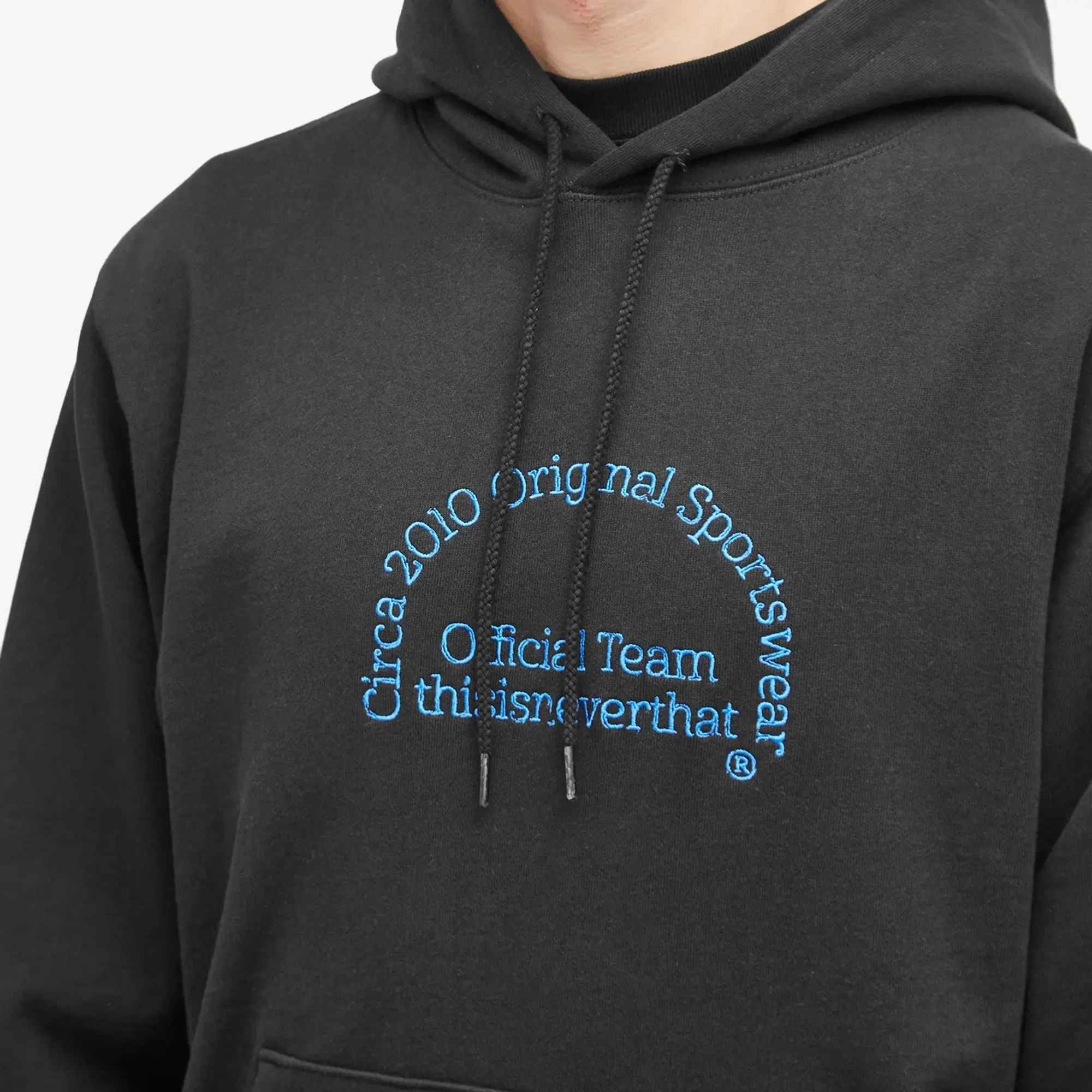 thisisneverthat Men's TNT Team Popover Hoodie Black