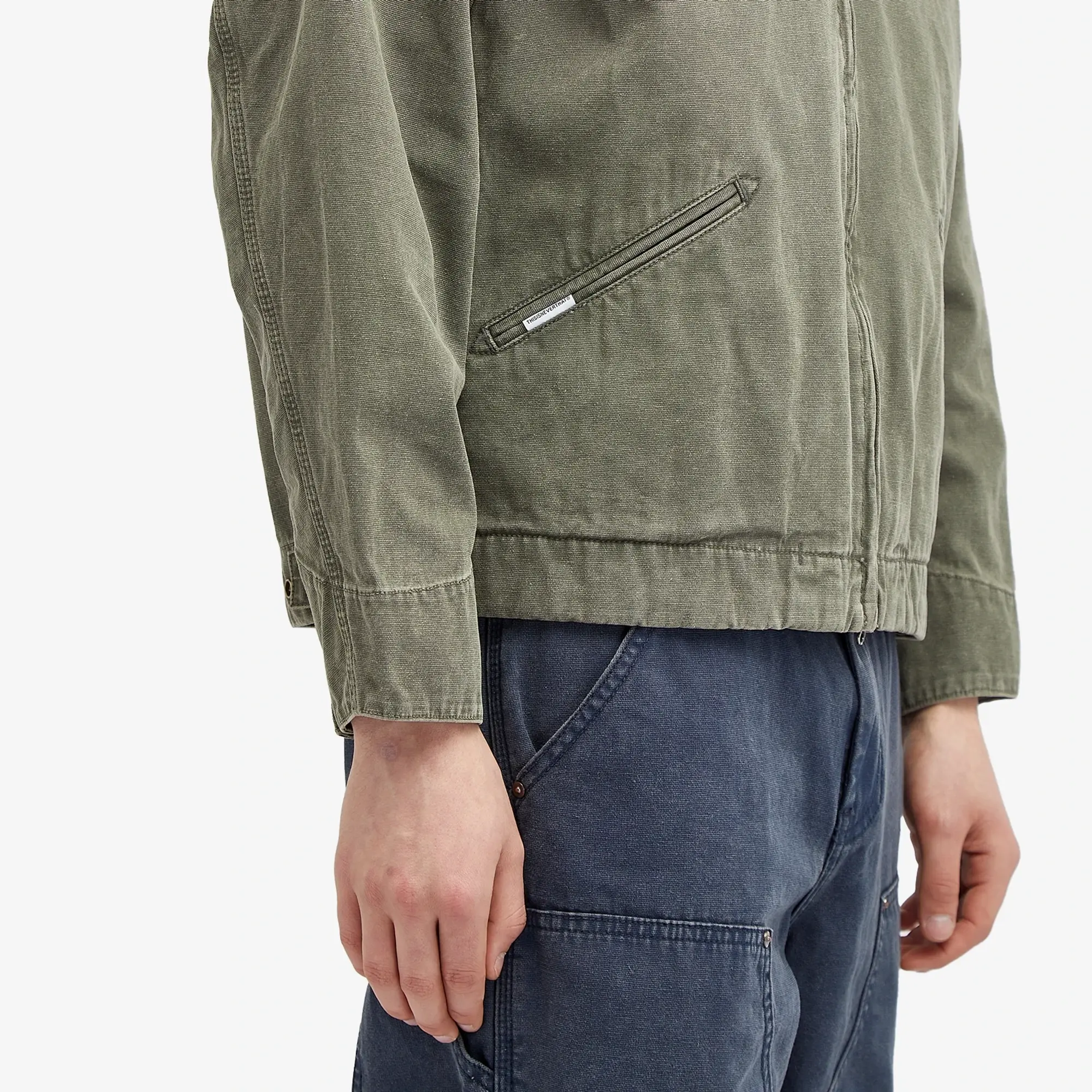 thisisneverthat Men's Washed Carpenter Jacket Sage