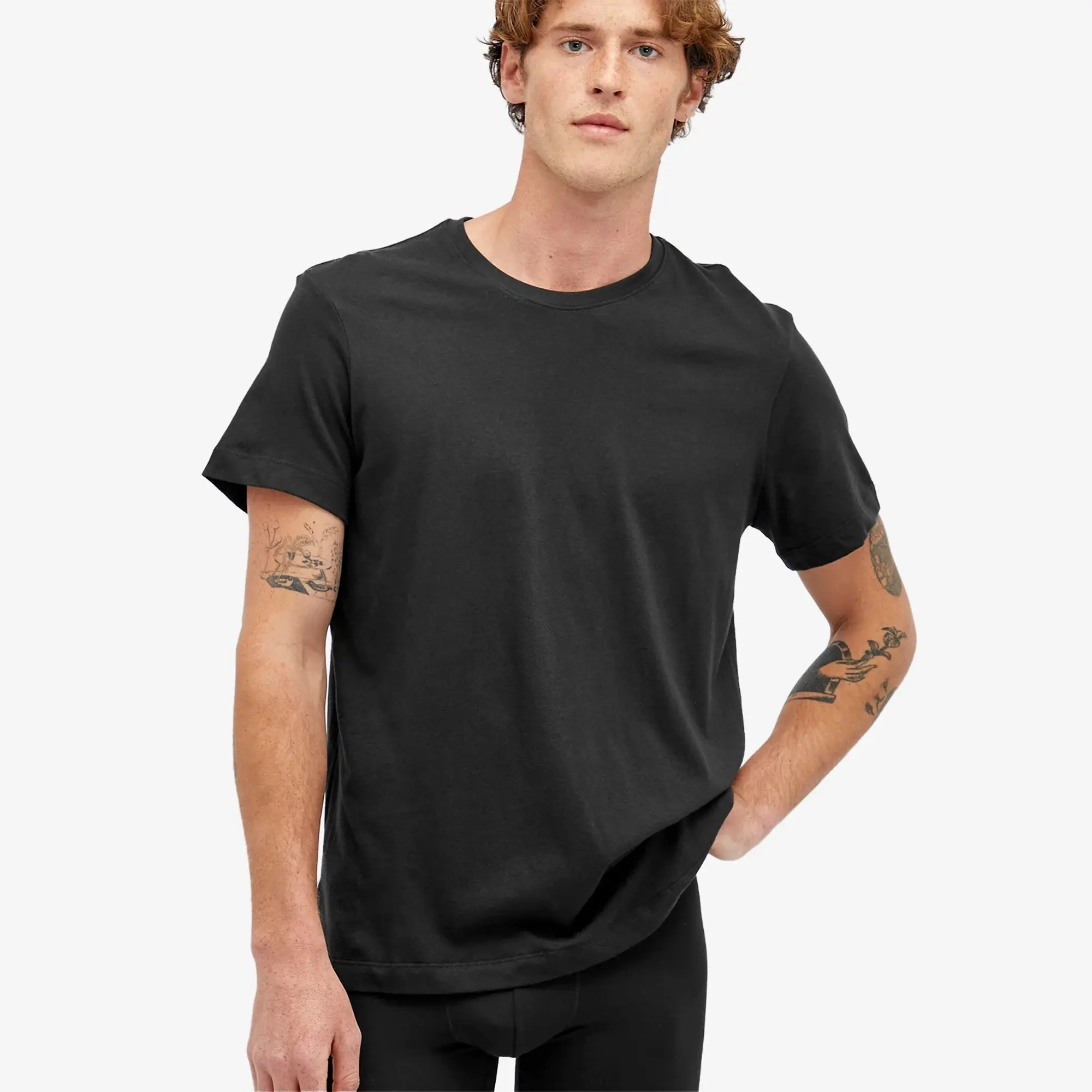 SKIMS Men's Cotton Classic T-Shirt Onyx