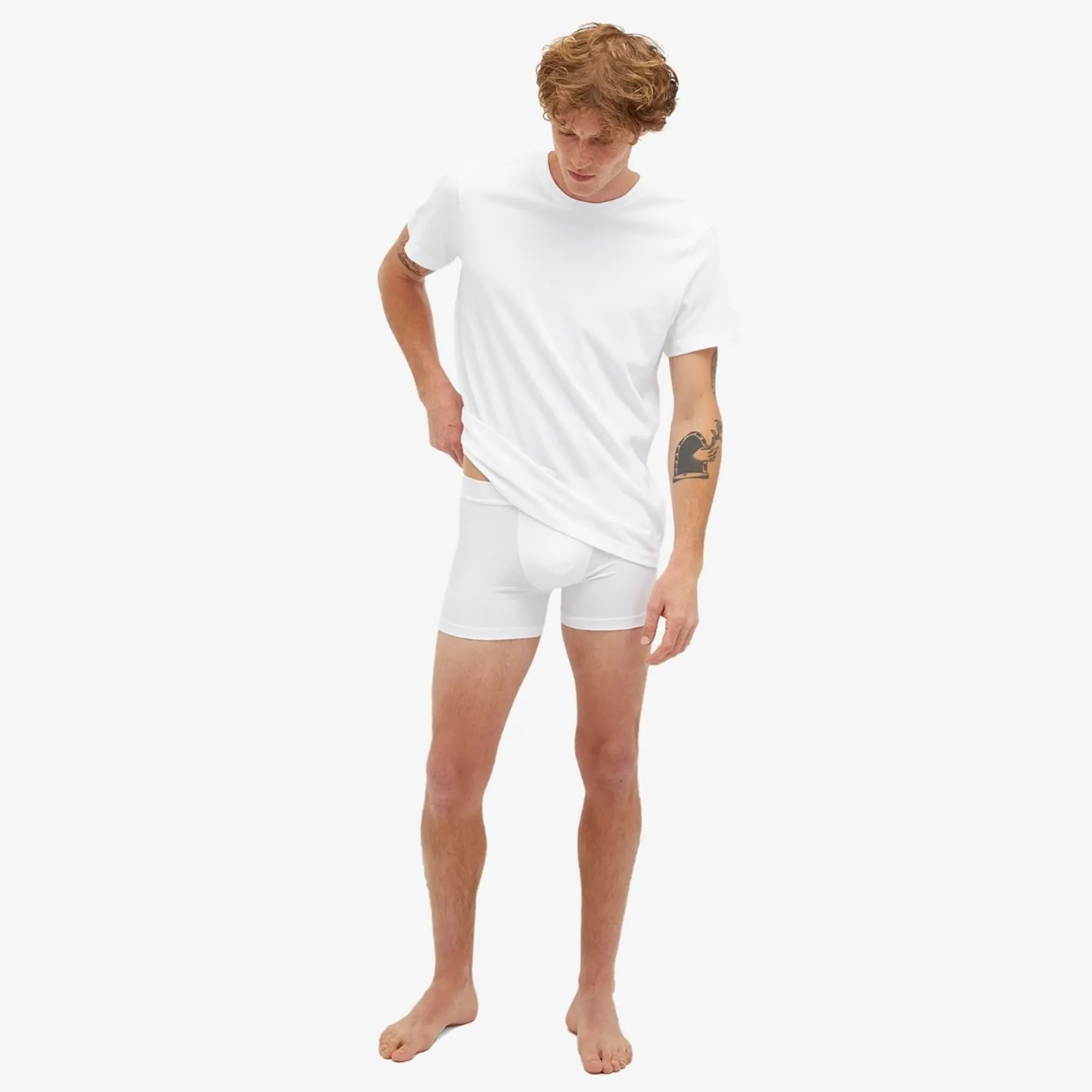 SKIMS Men's Cotton Classic T-Shirt Chalk