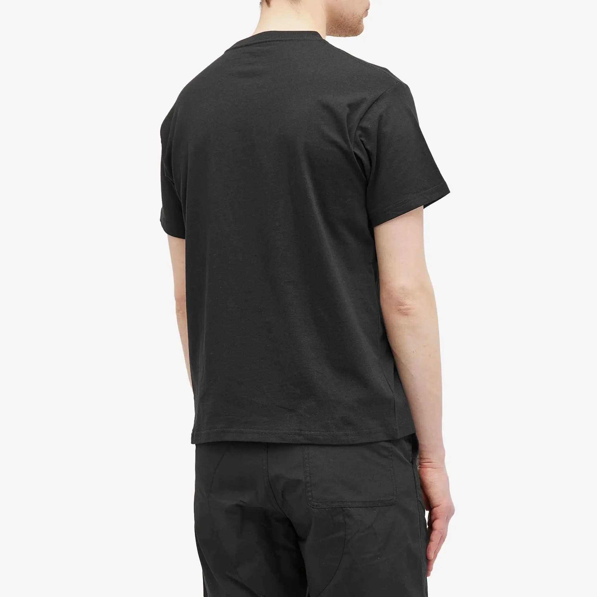 Snow Peak Soft Cotton Logo Short Sleeve T-Shirt Men Shortsleeves Black