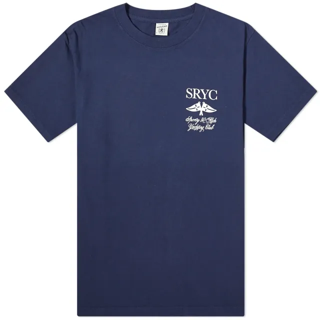 Sporty & Rich Kids Nautical T-Shirt in Blue