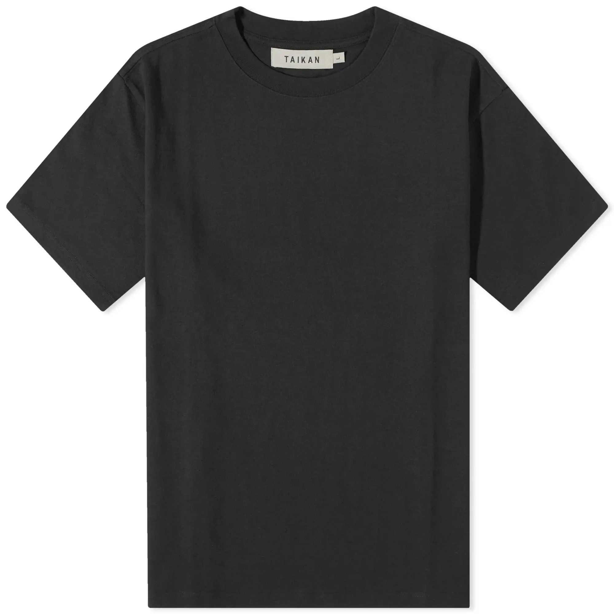 Taikan Men's Plain Heavyweight T-Shirt Black