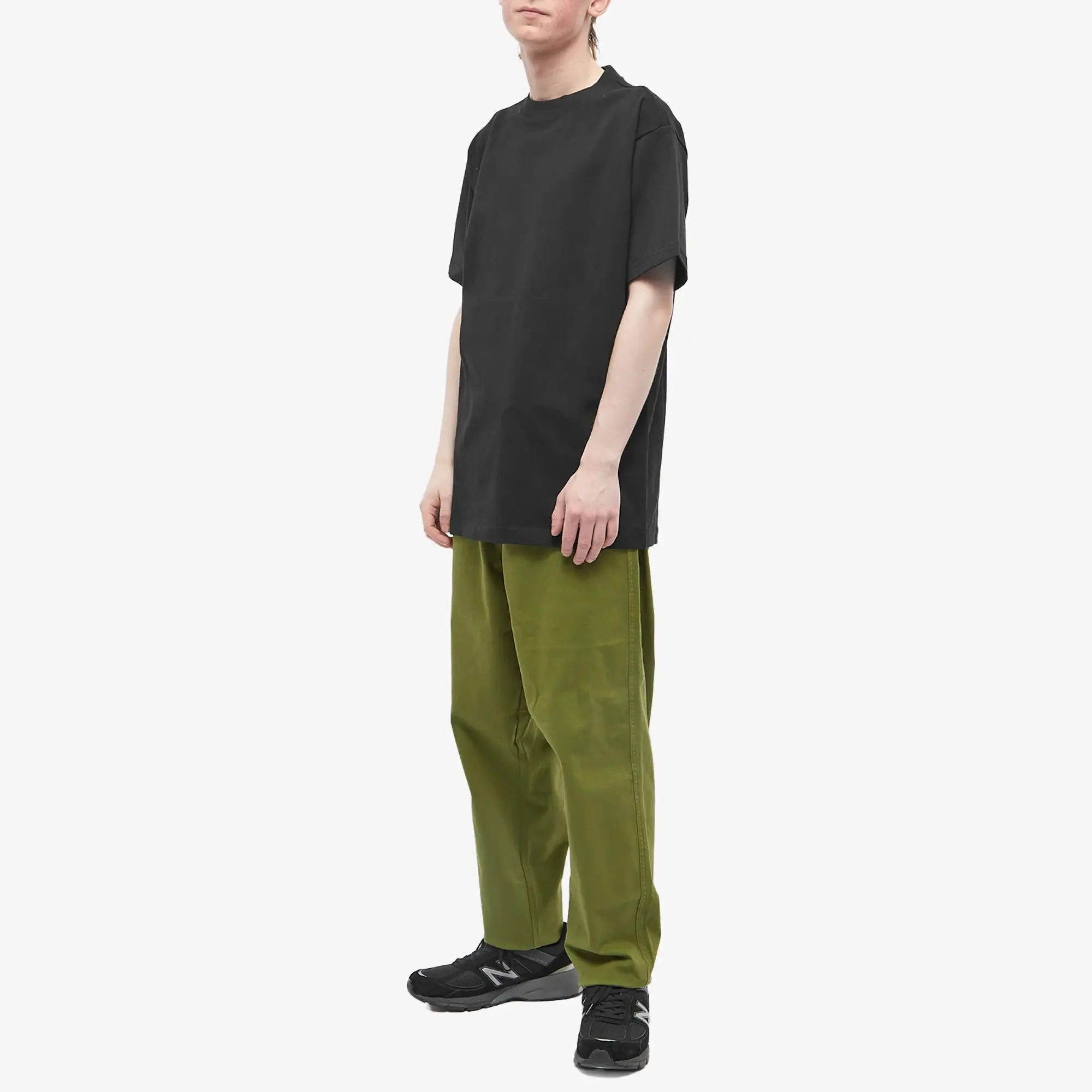 Taikan Men's Plain Heavyweight T-Shirt Black