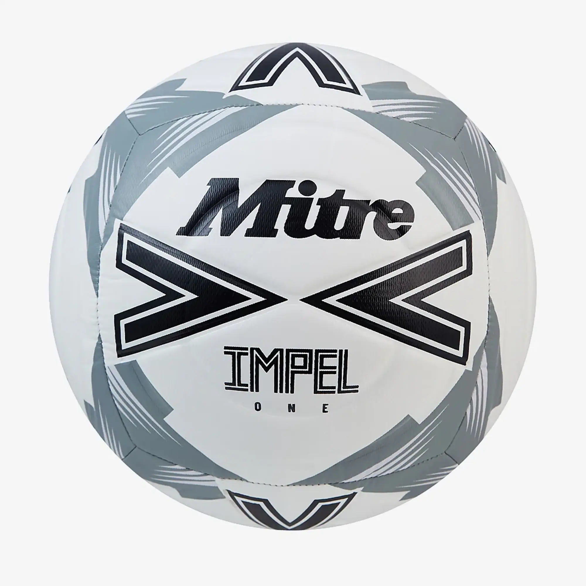 Mitre Impel One Football - WHITE/BLACK/CIRCULAR GREY