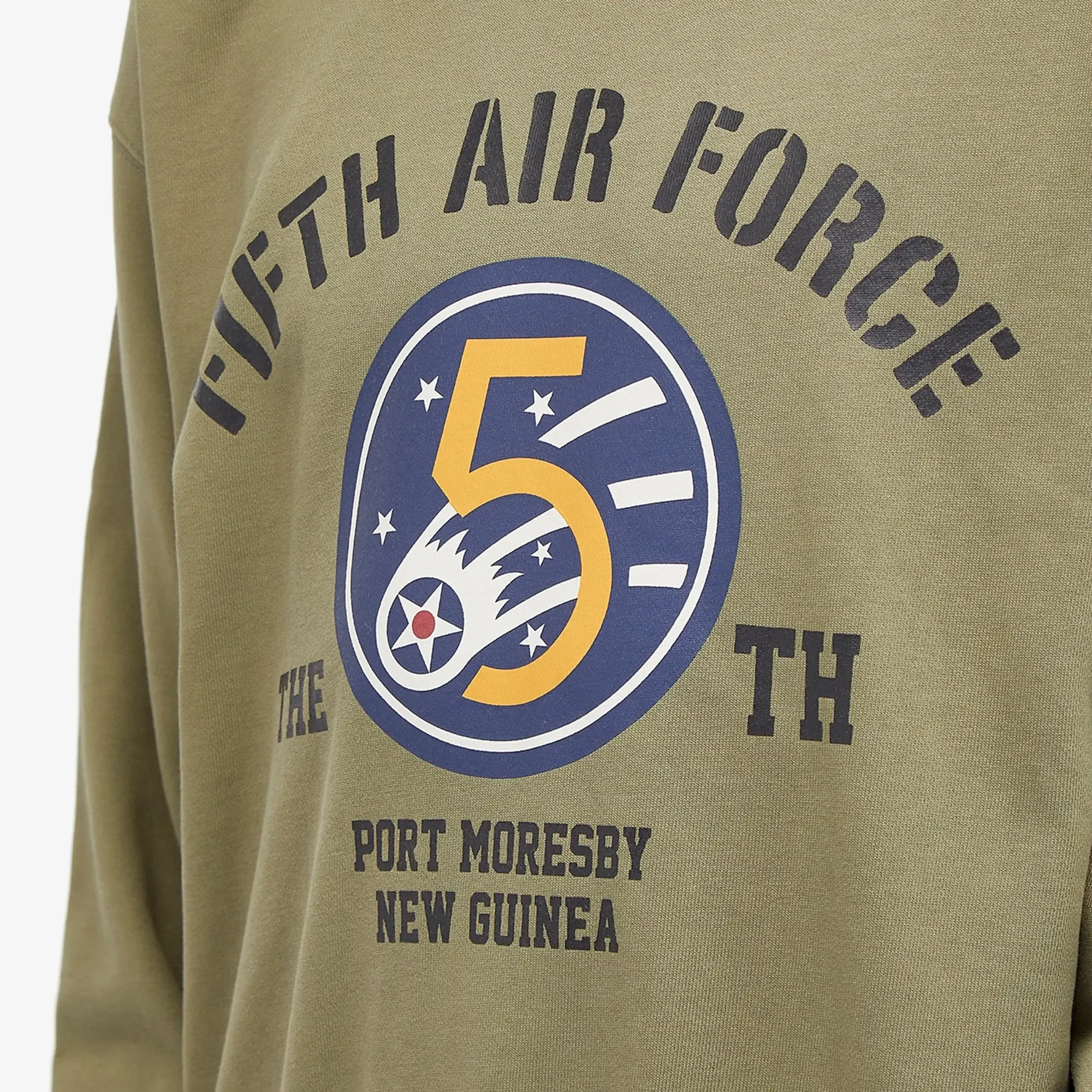 Uniform Bridge Men's 5th Air Force Sweatshirt Olive