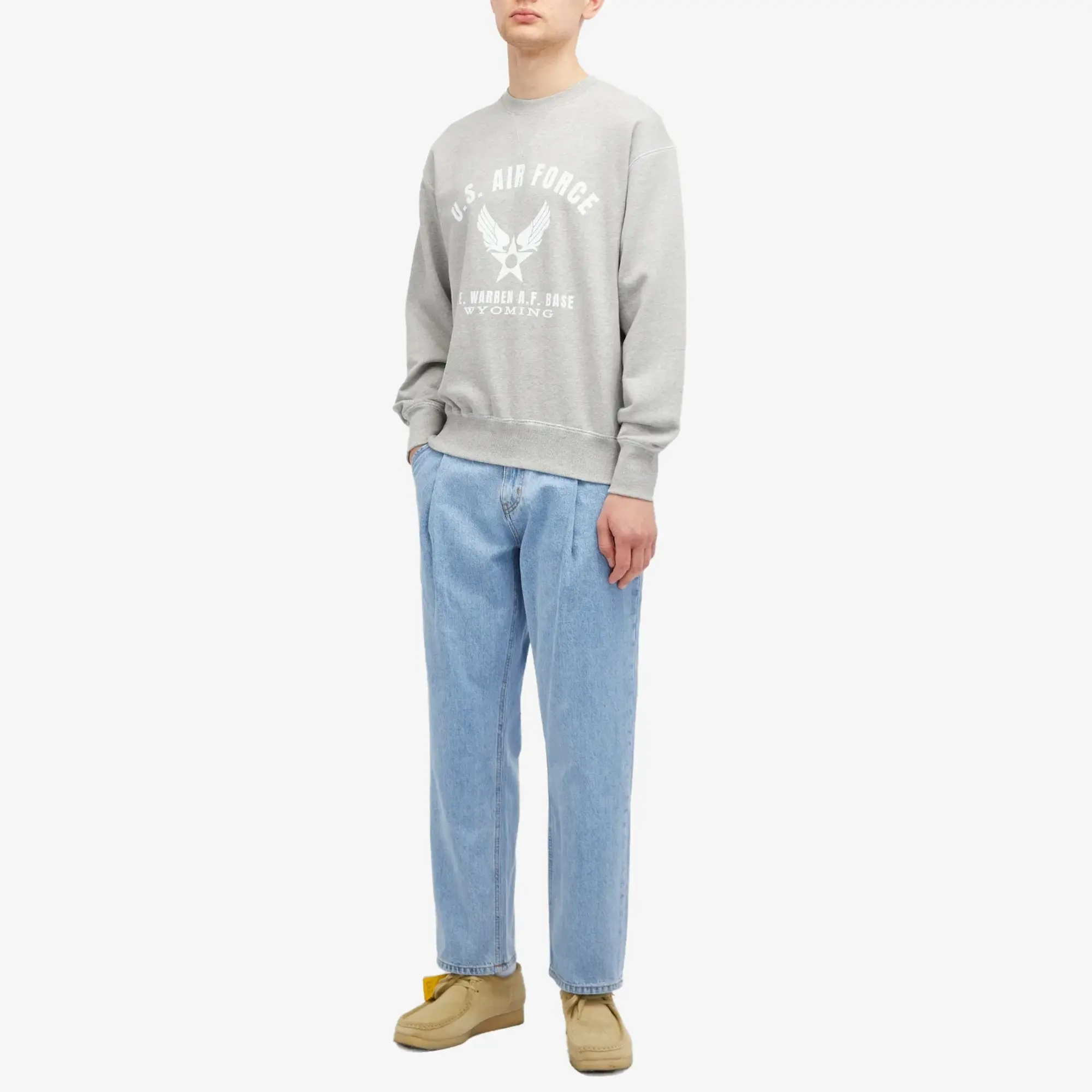 Uniform Bridge Men's Air Force Sweatshirt grey