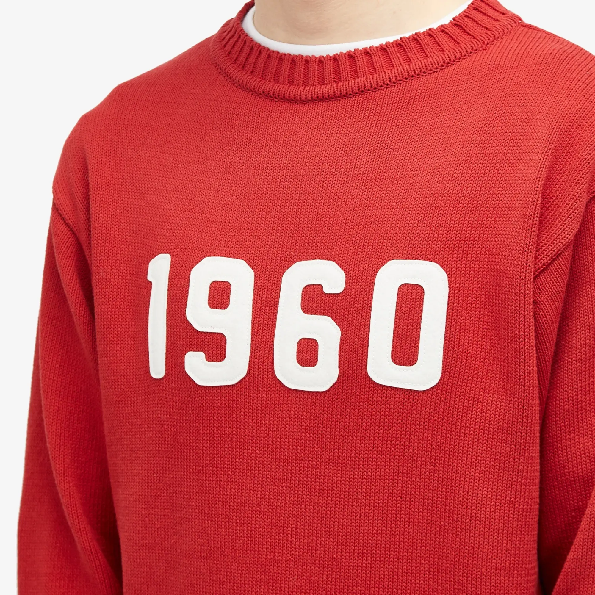 Uniform Bridge Men's 1960 Knit Sweater Burgundy