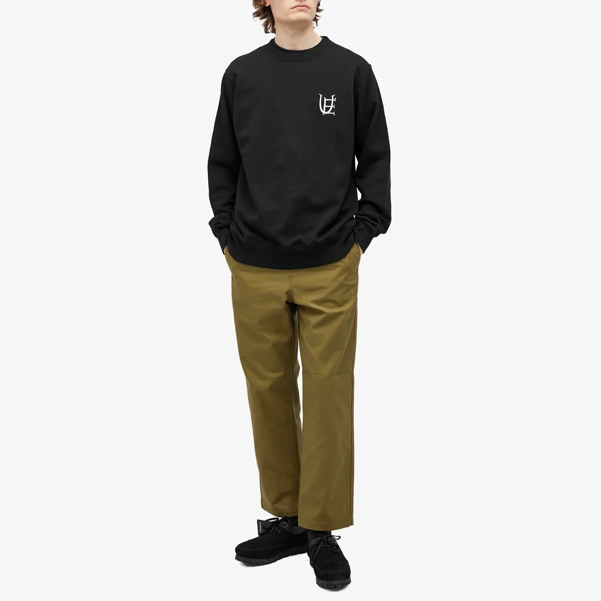Uniform Experiment Men's Authentic Logo Sweatshirt Black