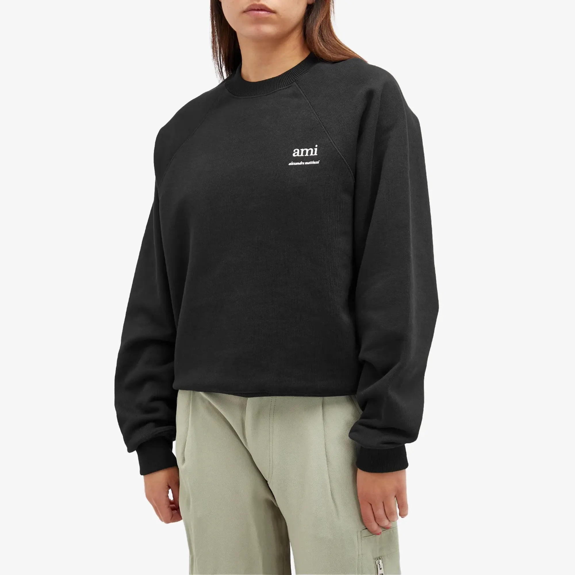 AMI Paris Women's Sweatshirt Black