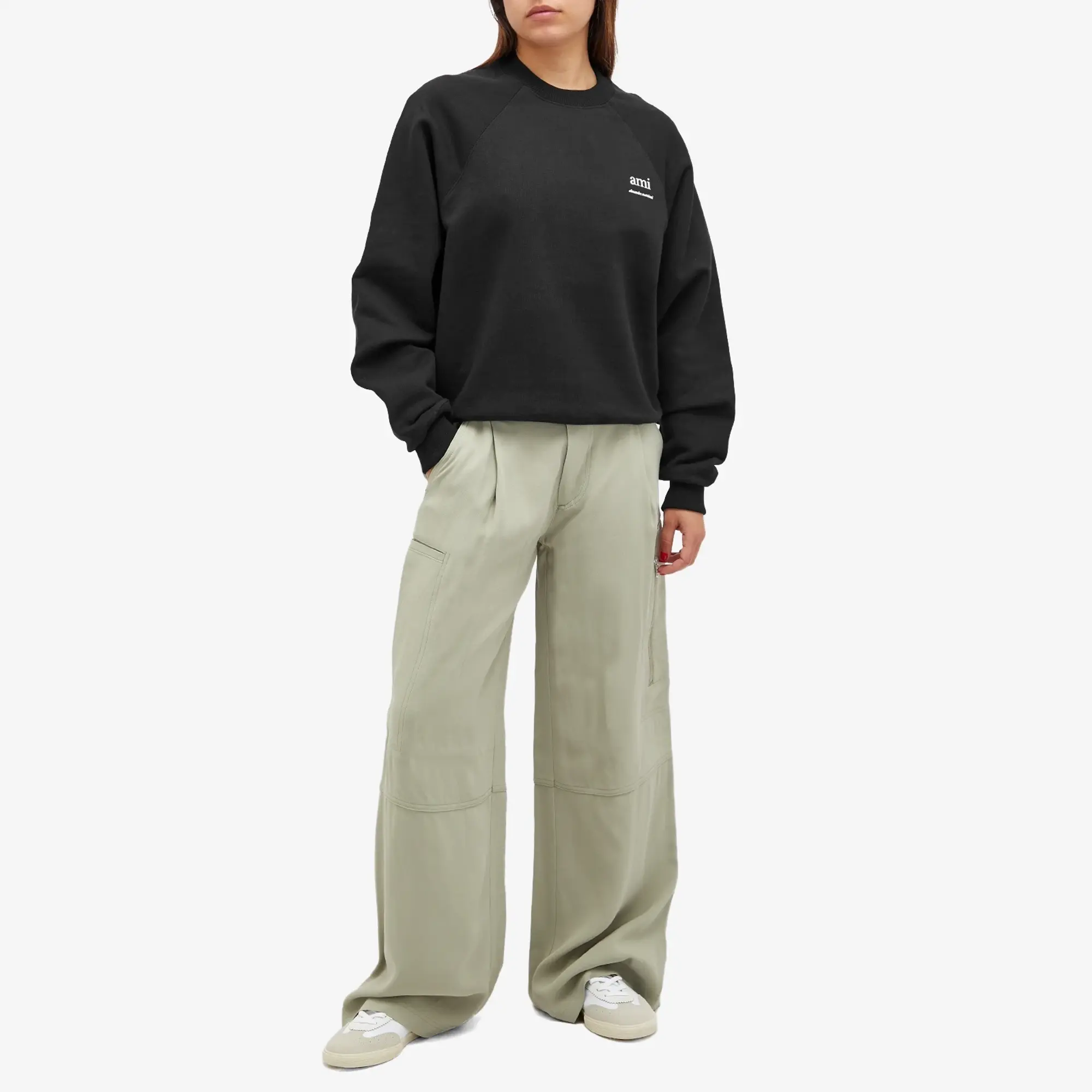 AMI Paris Women's Sweatshirt Black