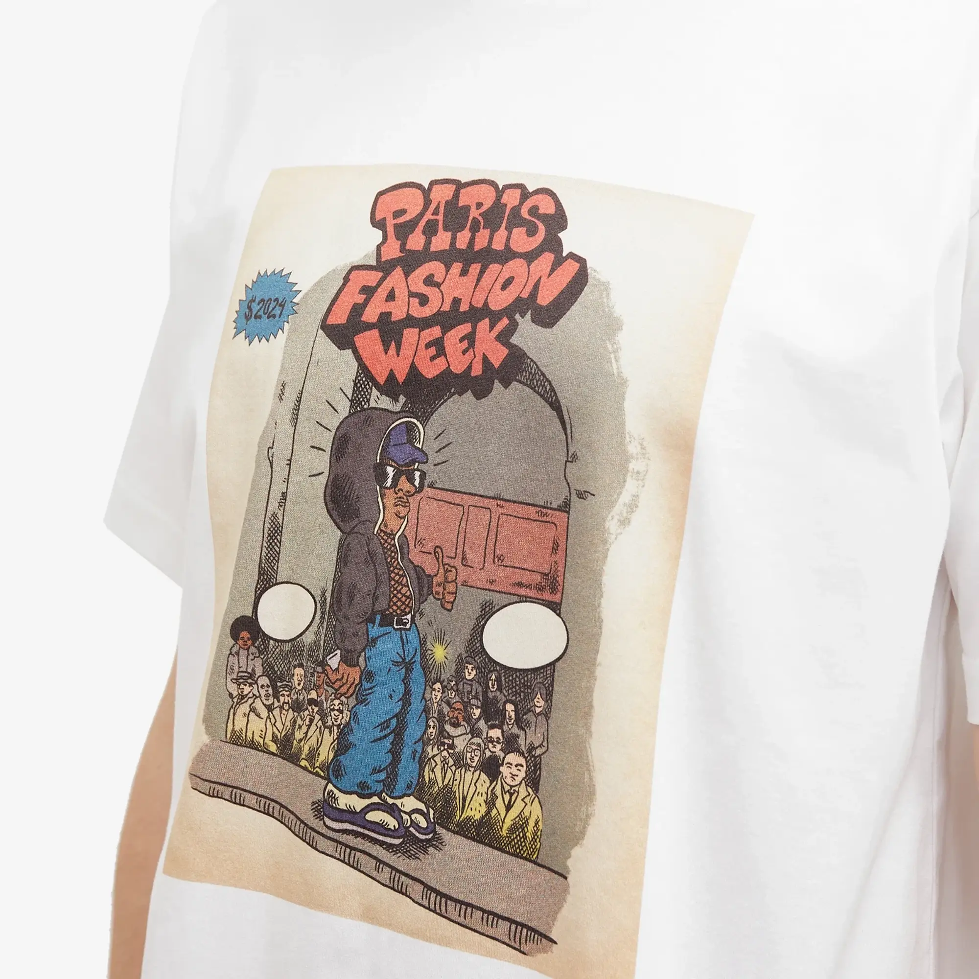 Junya Watanabe MAN Men's Paris Fashion Week T-Shirt White/Grey