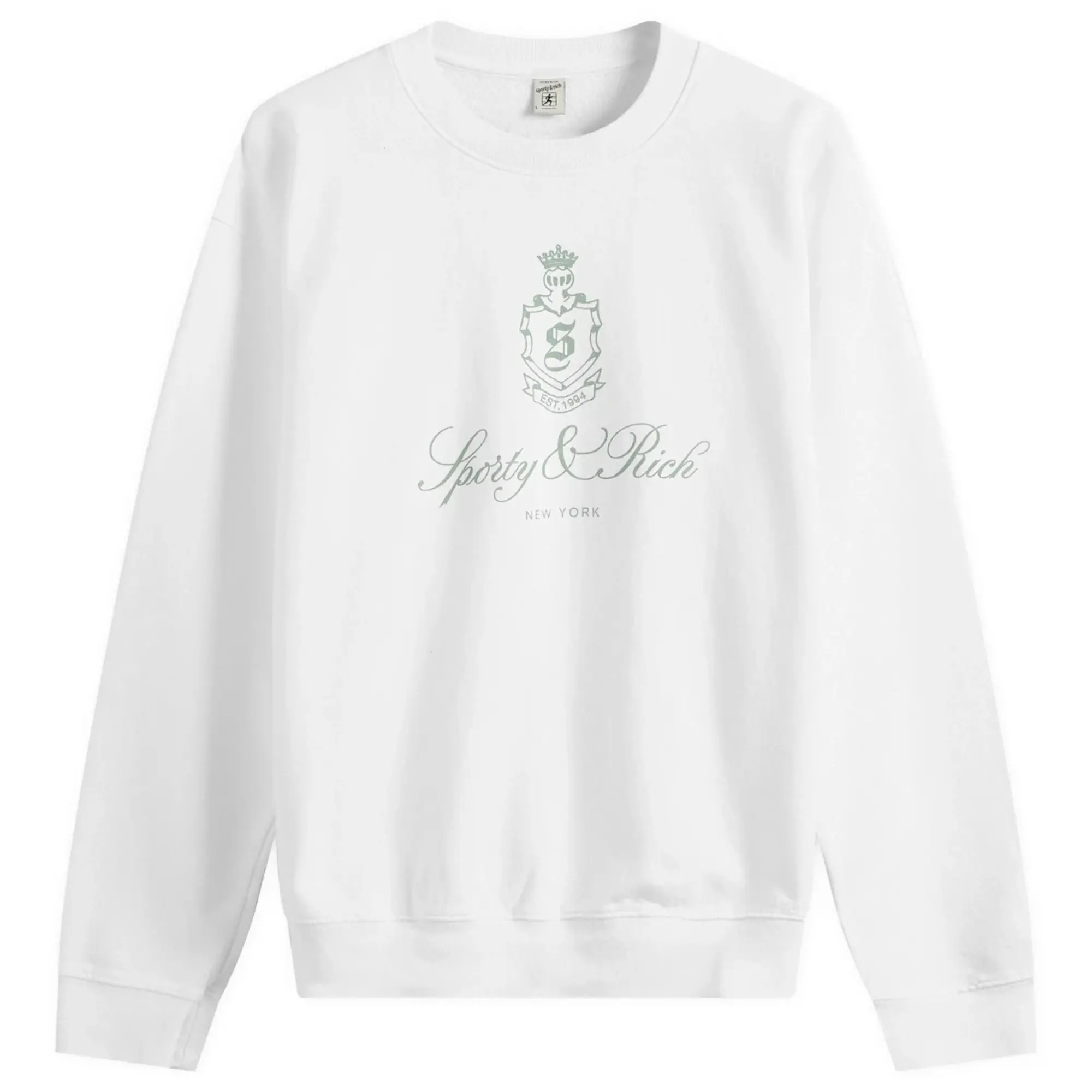 Sporty & Rich Vendome Sweatshirt White/Sage