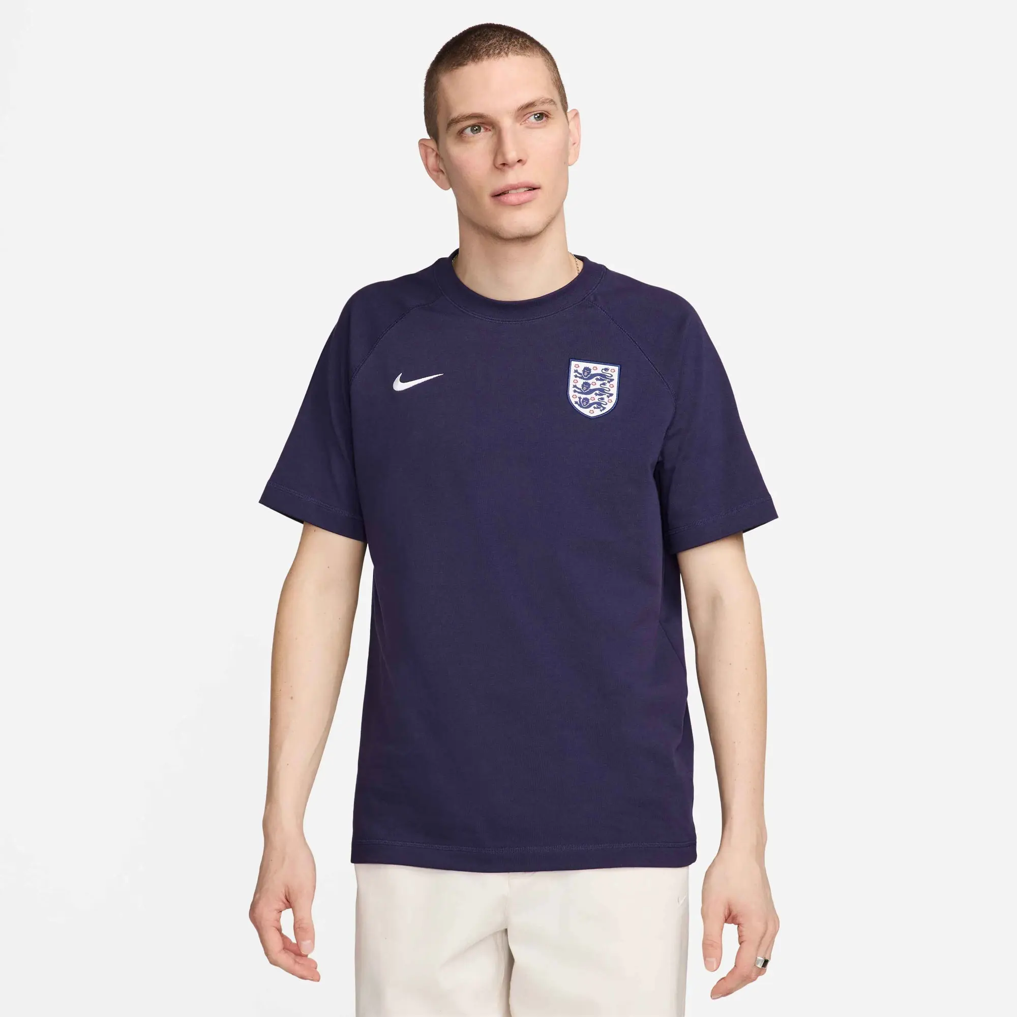 Nike England S/S Travel Top - Purple - 2024-2025