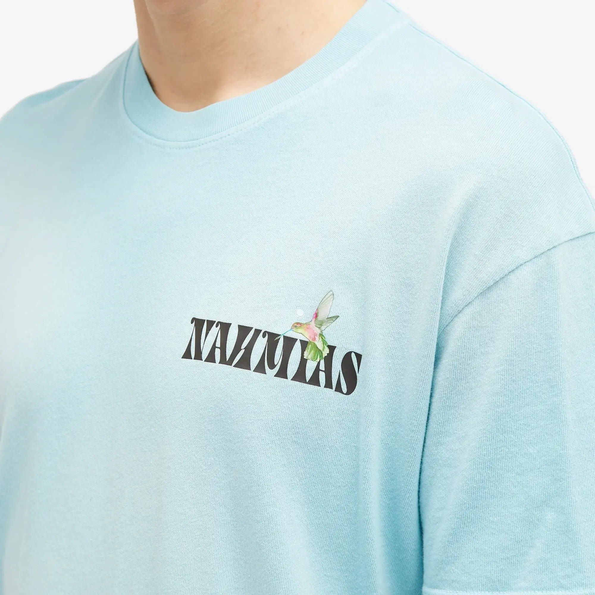 Nahmias Men's Hummingbird T-Shirt Faded Marine Blue