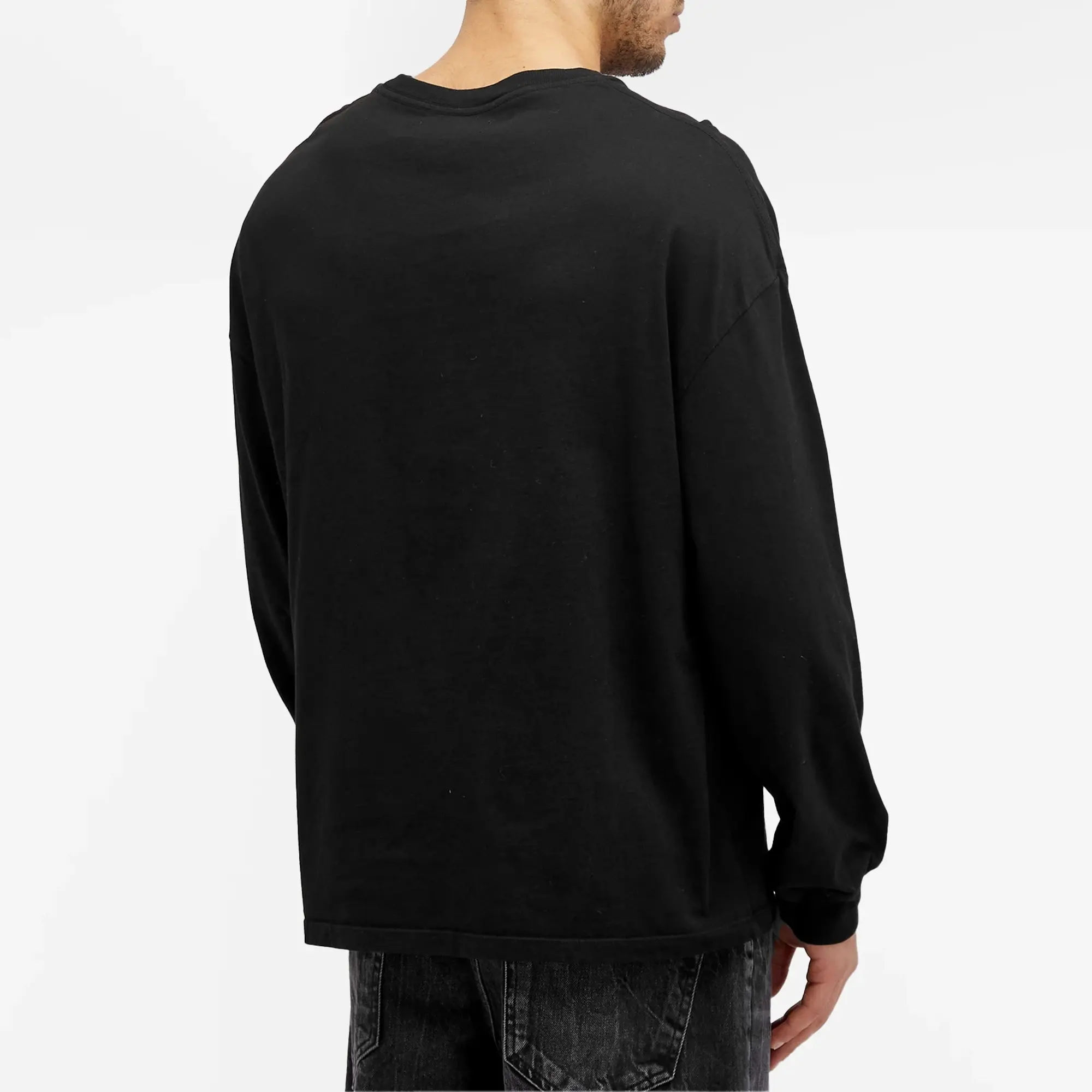 Nahmias Men's Inmate Long Sleeve T-Shirt Vintage Black