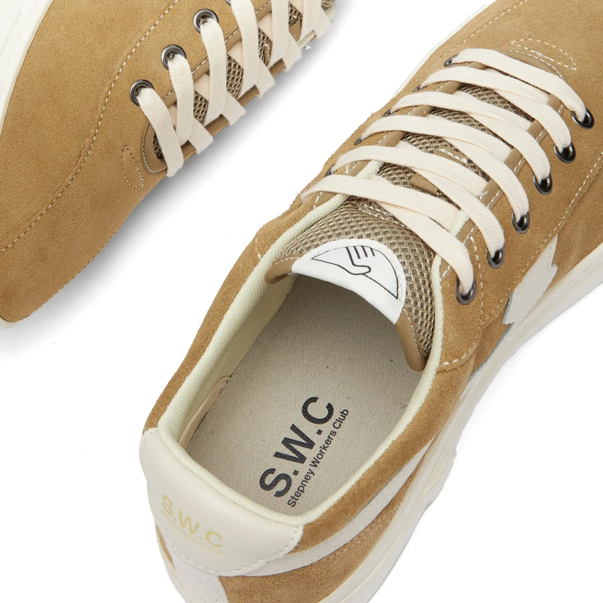 Stepney Workers Club Men's Dellow S-Strike Sneaker Desert/Ecru