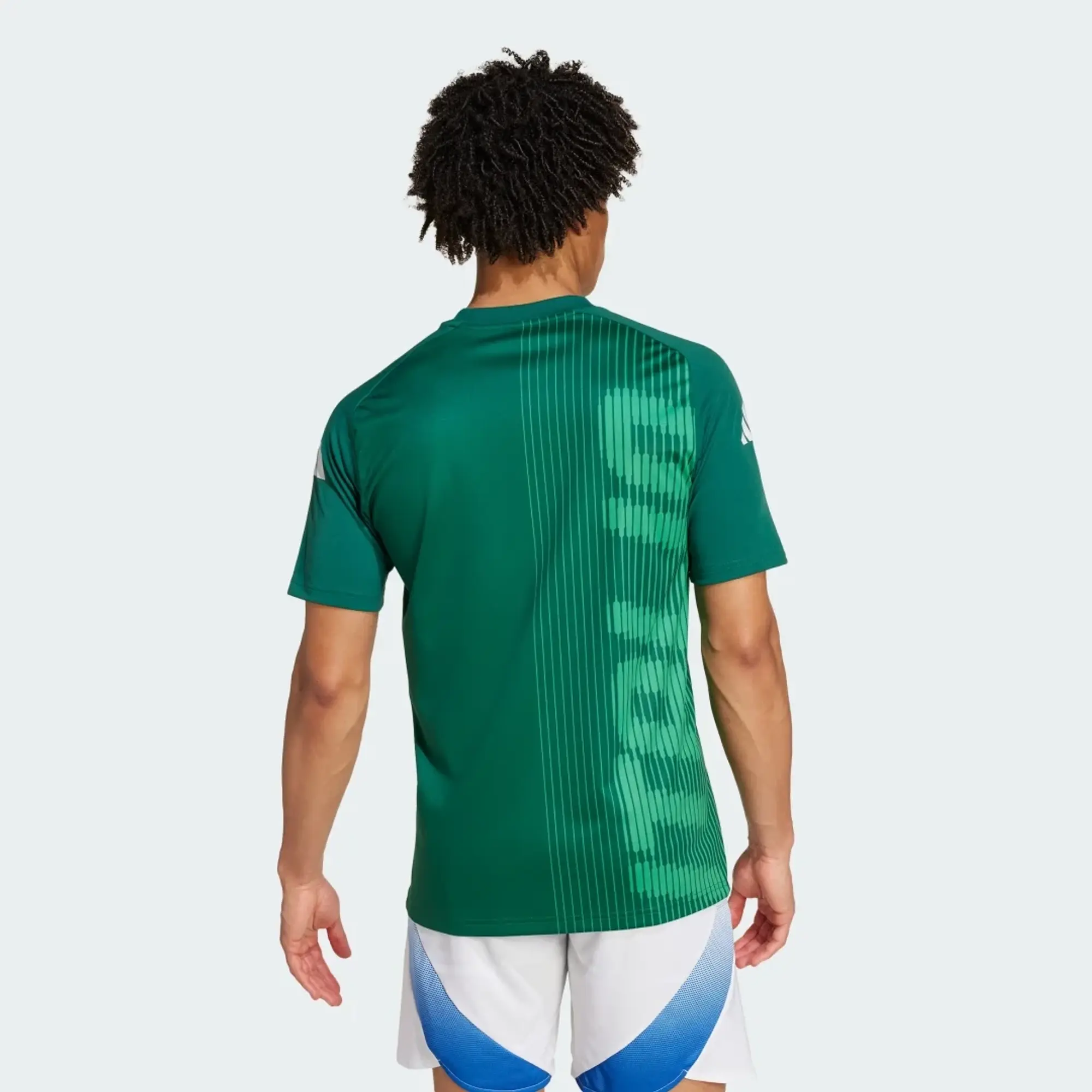 adidas Italy Mens SS Pre-Match Home Shirt 2024