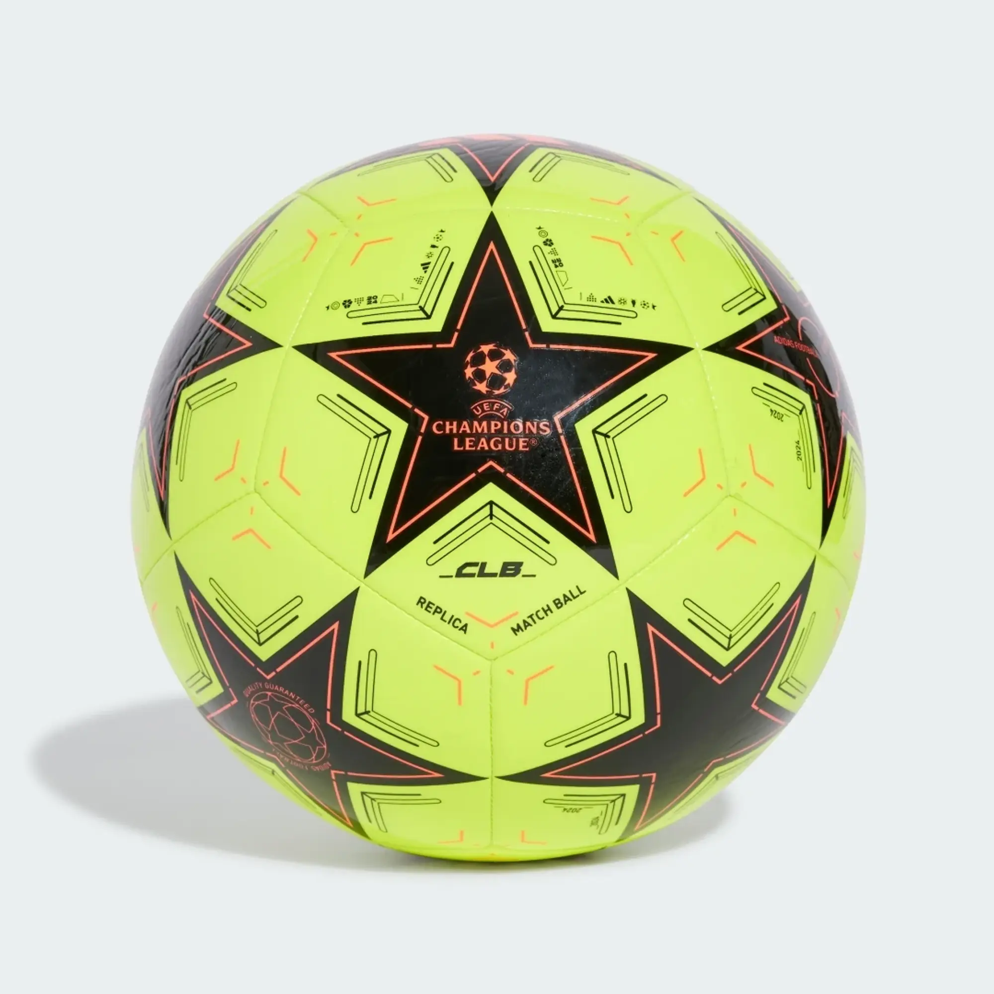 adidas Champions League Club Football in Yellow/Black