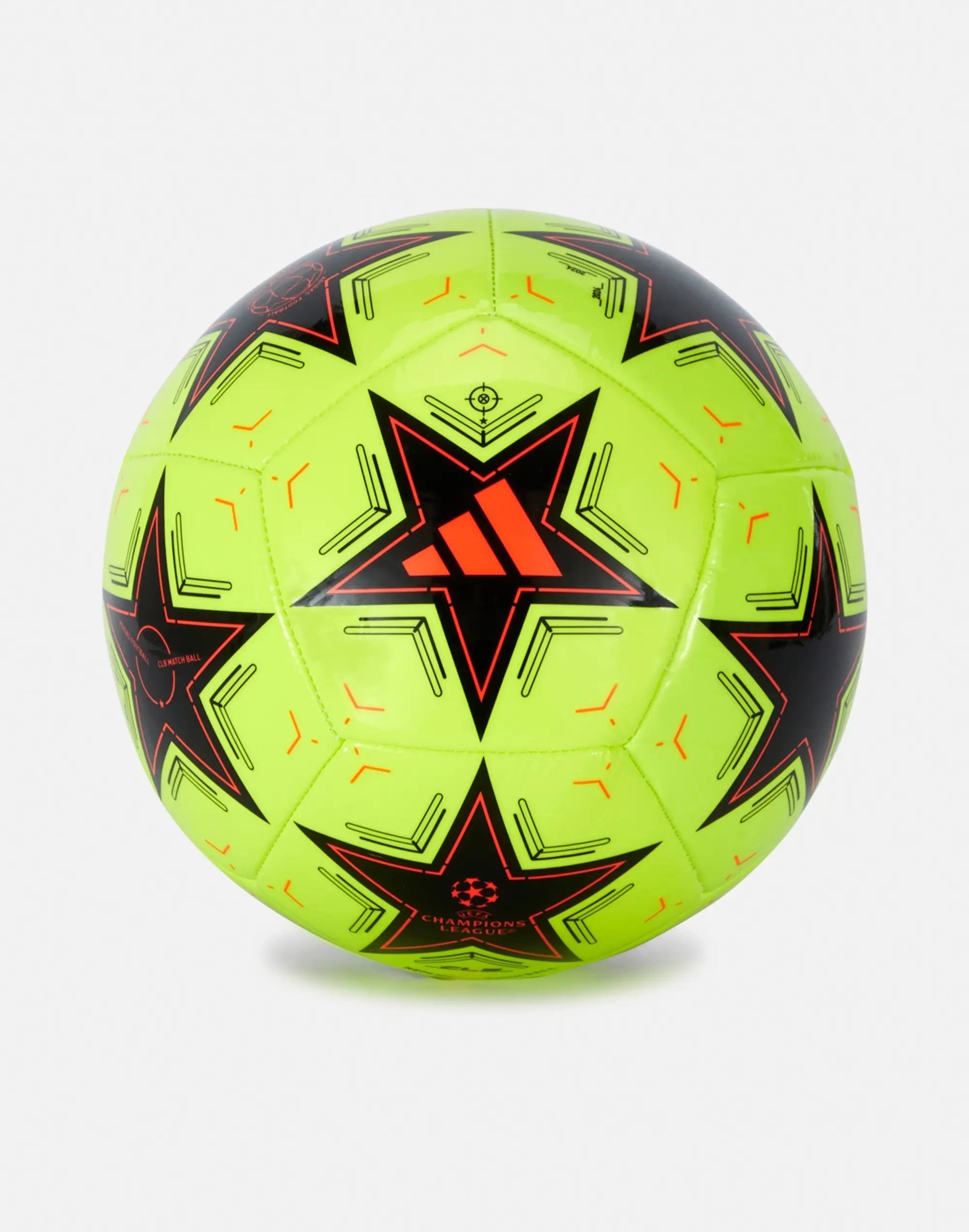 adidas Champions League Club Football in Yellow/Black