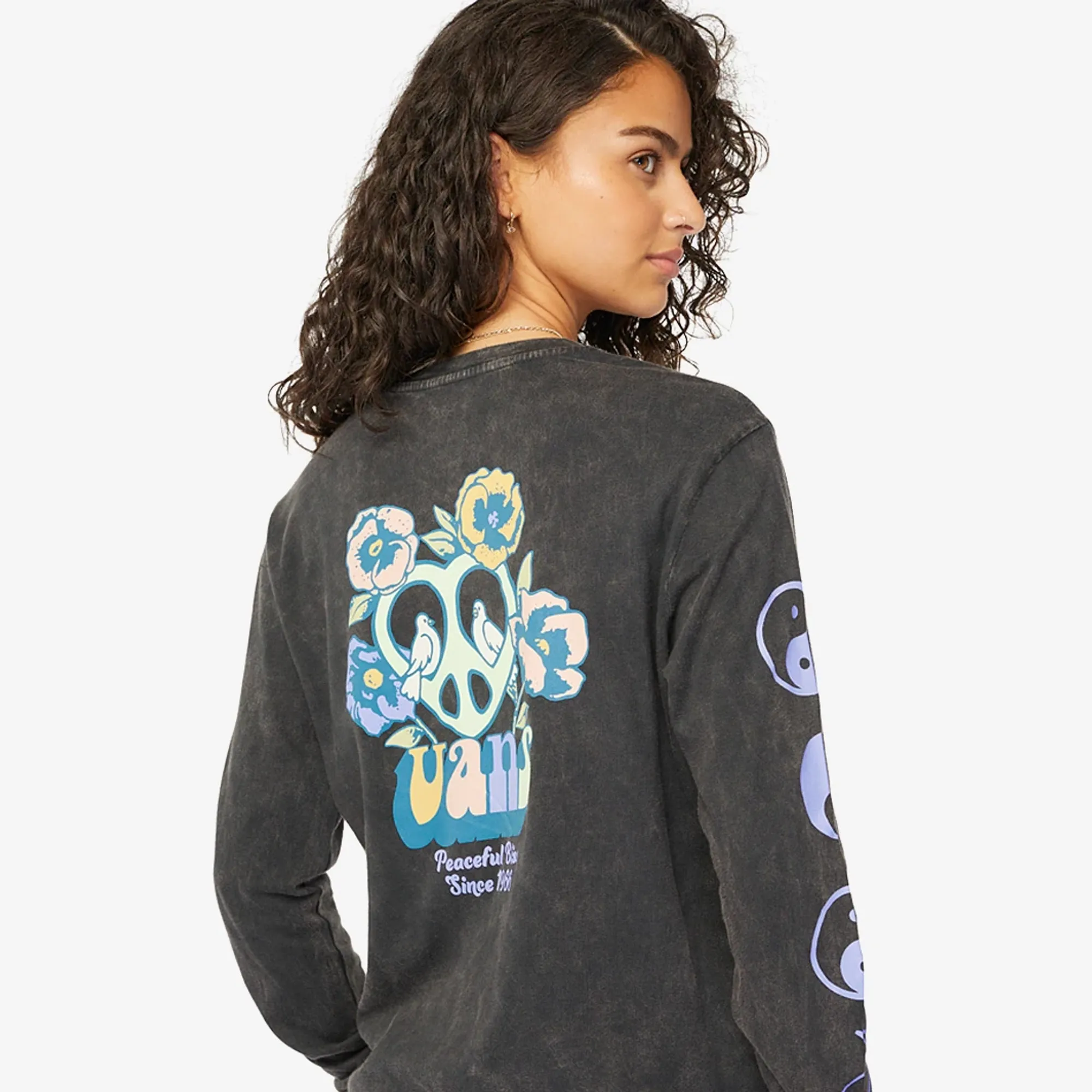 Vans Womens Bliss 66 Dusk Downer Long Sleeve Tee