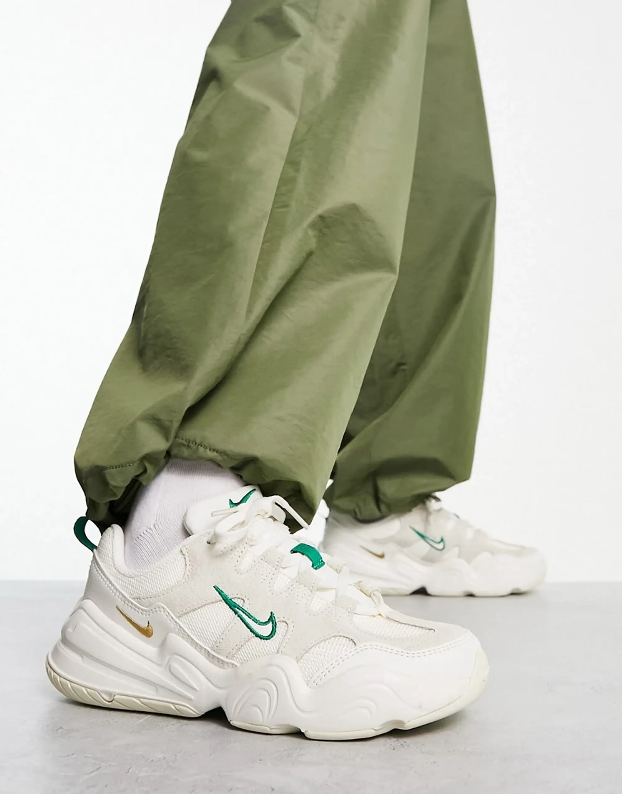 Nike tech hera trainers in white & beige | FN7491-110 Nike tech hera trainers in white & beige | FN7491-110