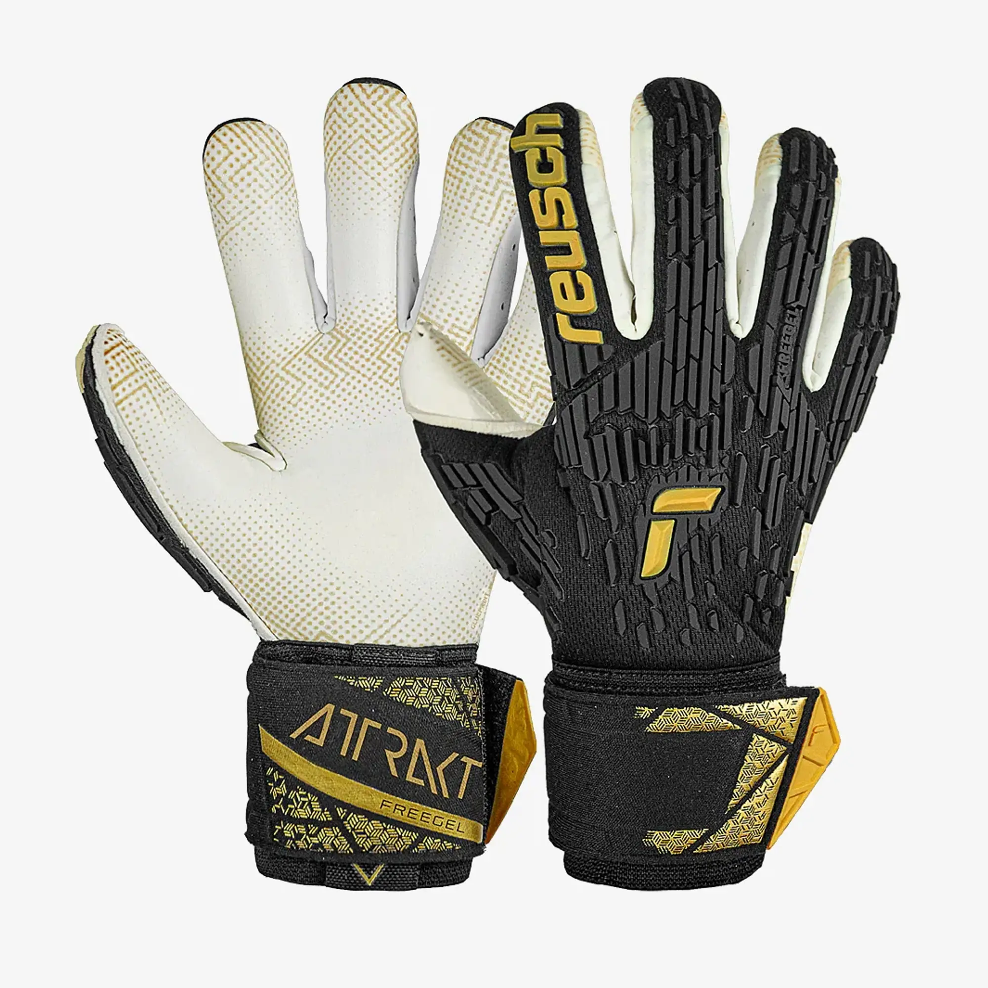 Reusch Attrakt Freegel Gold X GluePrint Finger Support