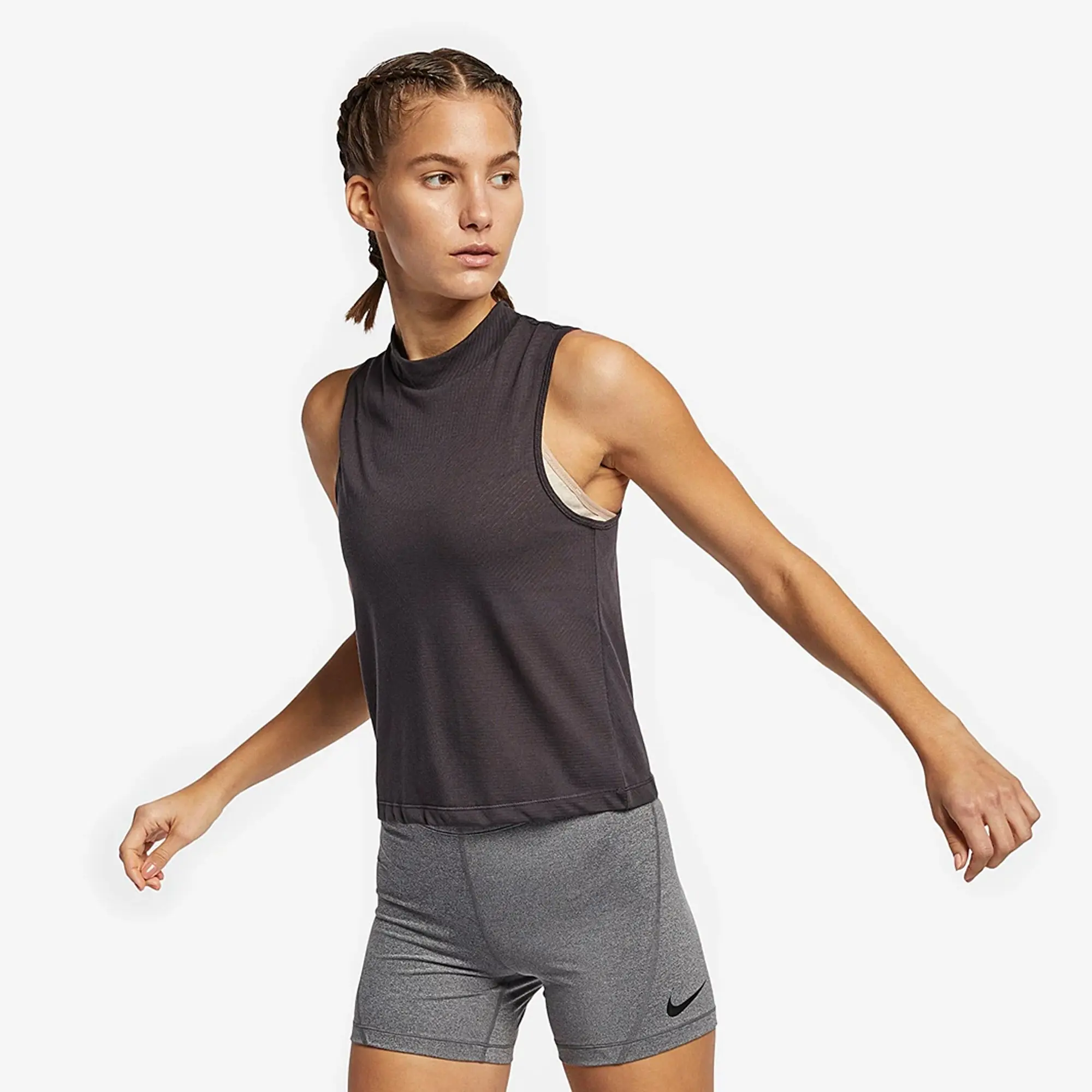 Nike Womens Dri FIT Crop Top
