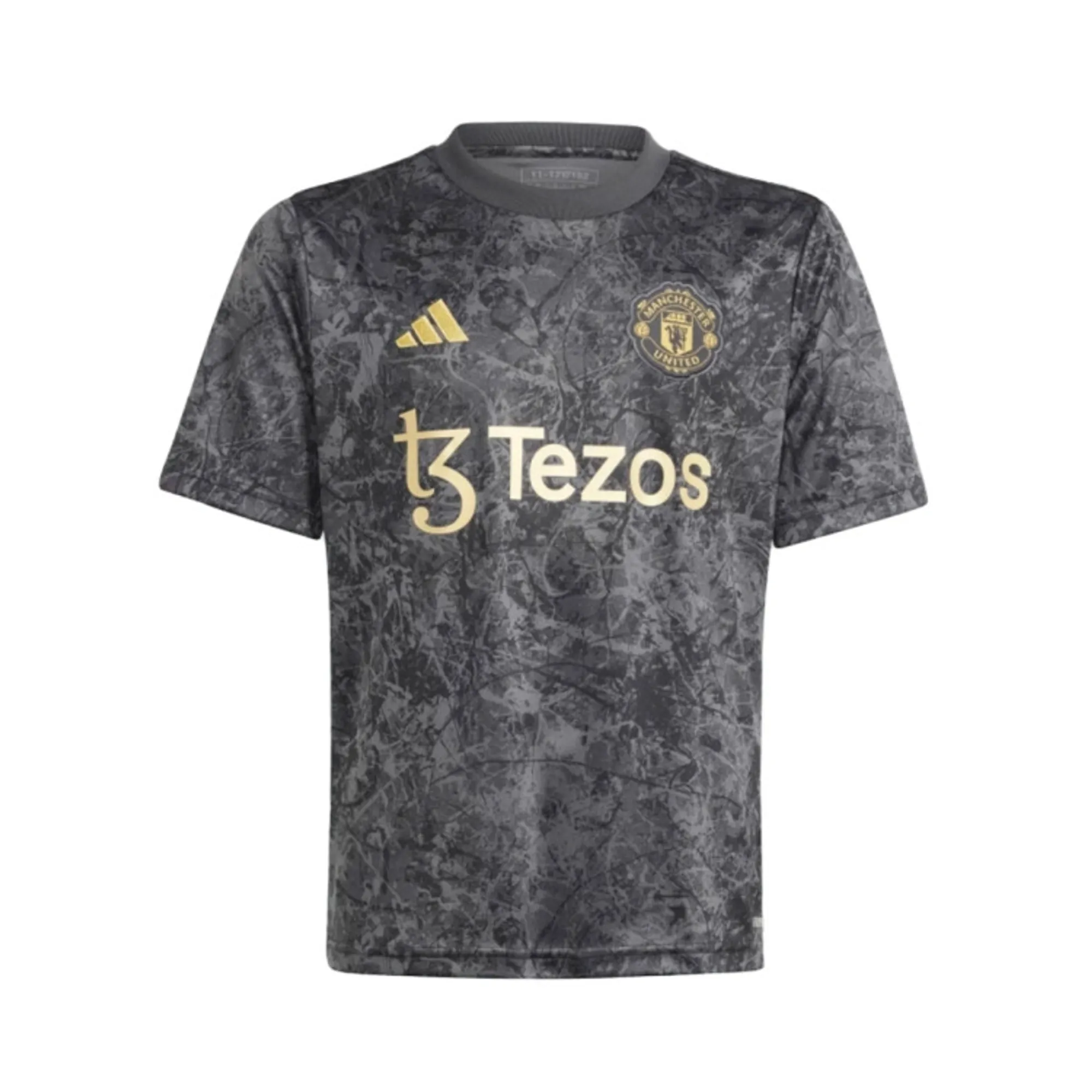 adidas Manchester United Kids SS Pre-Match Home Shirt 2023/24