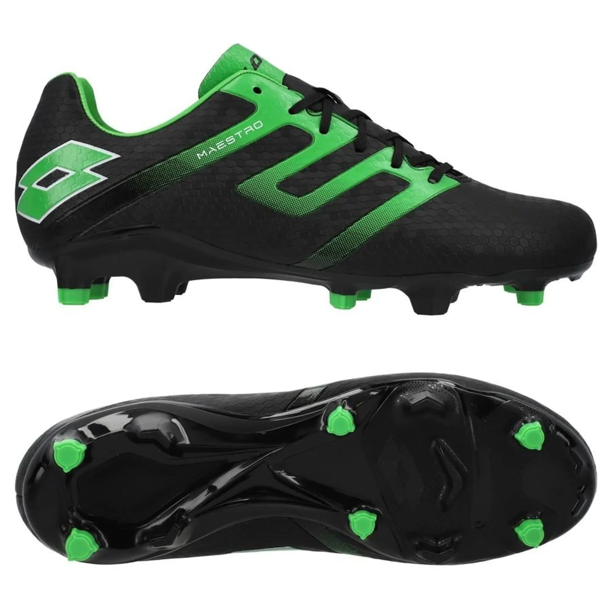 Lotto Maestro 700 V Fg - Black/Green - ['Black', 'Green']