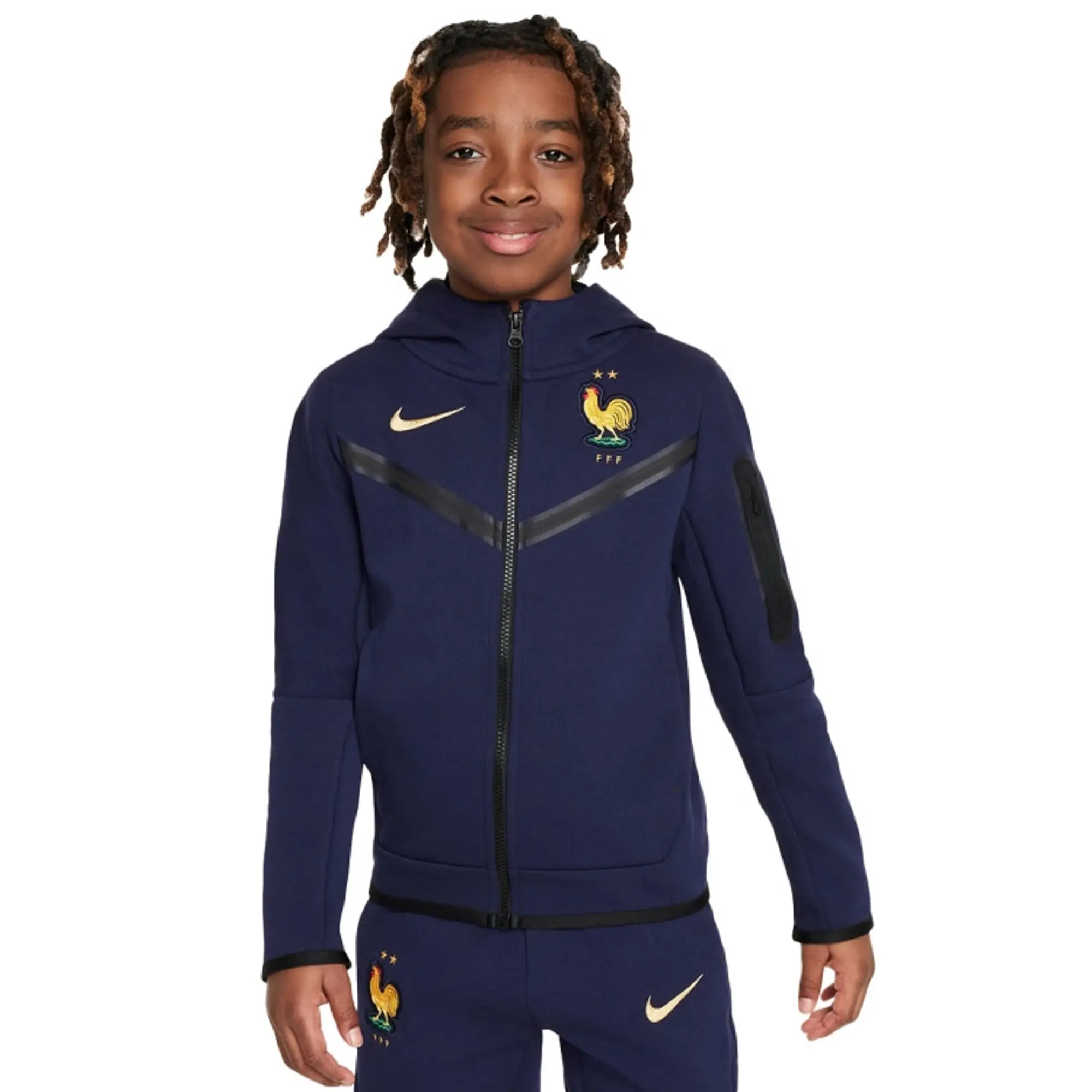 Nike France 2024 Kids NSW Tech Fleece FZ Jacket