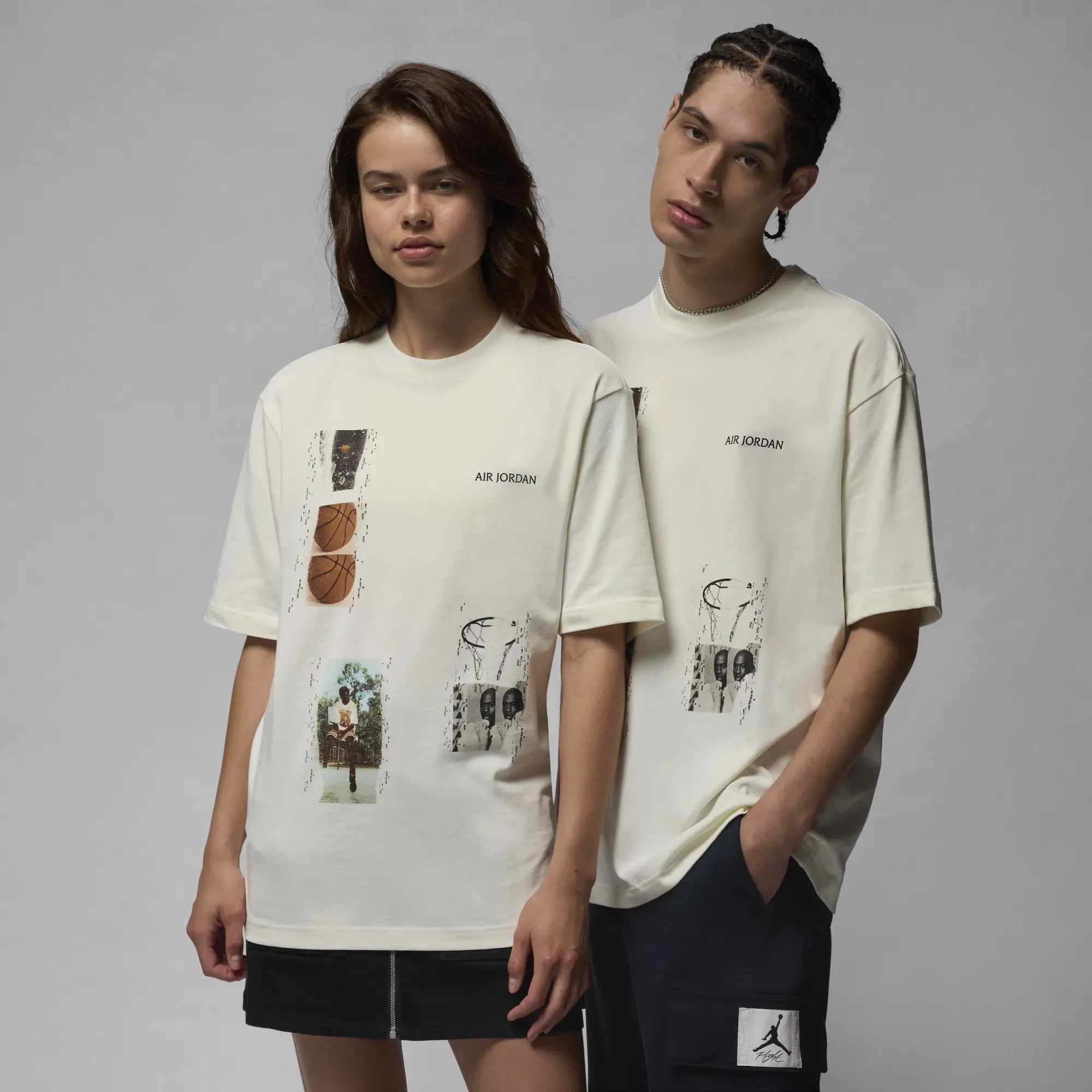 Nike Jordan Jordan Flight Heritage T-Shirt, Ecru