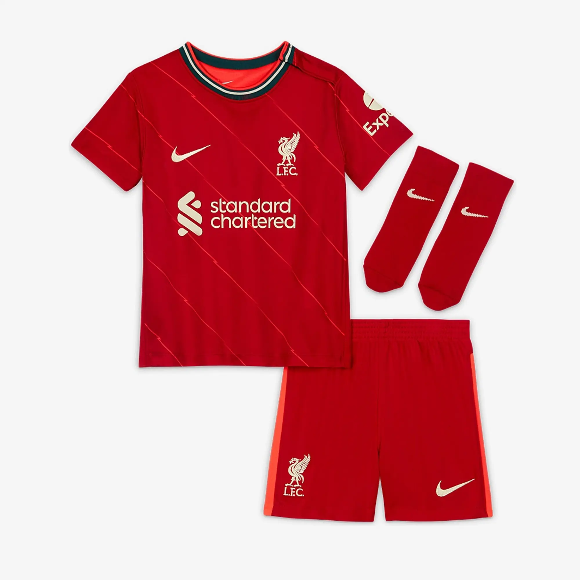 Nike Liverpool Baby SS Home Mini Kit 2021/22