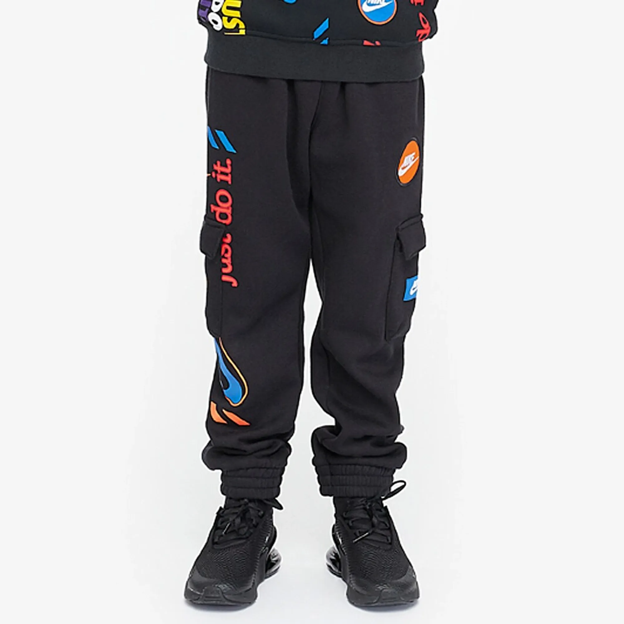 Nike Younger Kids Fleece Cargo Pants 2 7Y