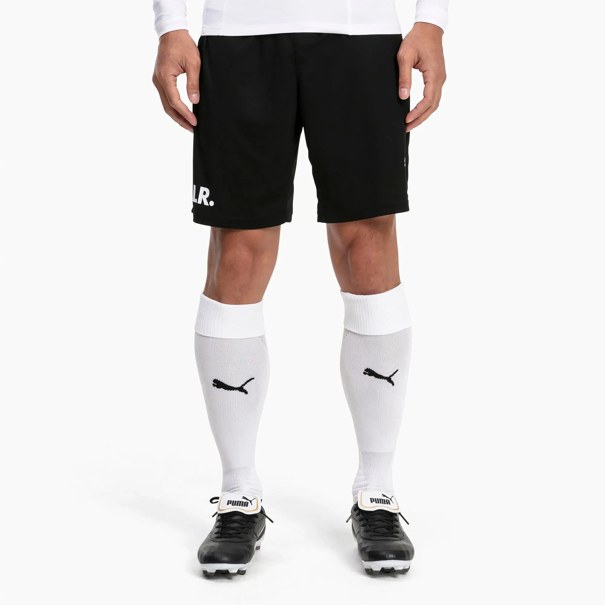 PUMA Liga Football Socks, White/Black