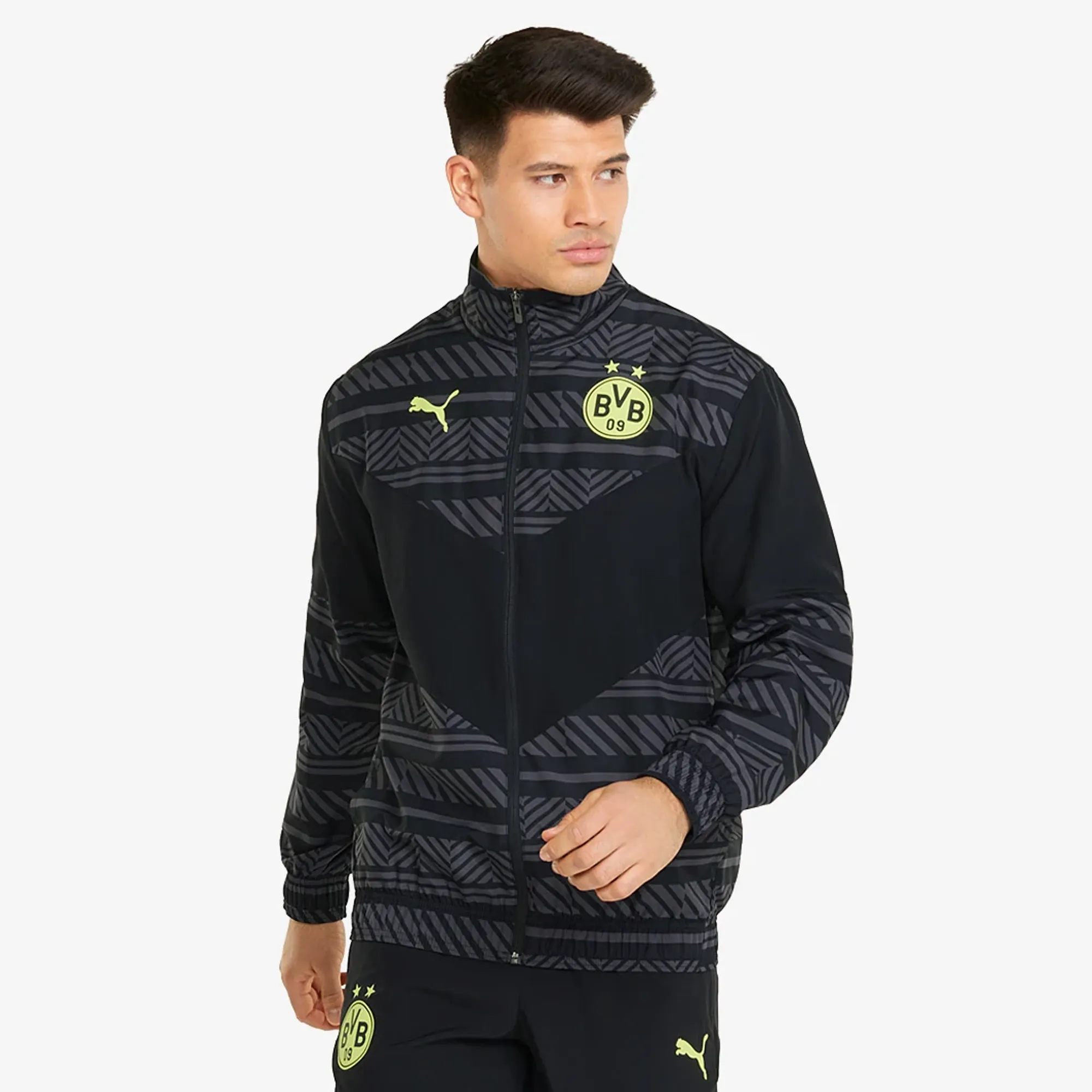 Puma Borussia Dortmund 21 22 Pre Match Jacket 765020_05