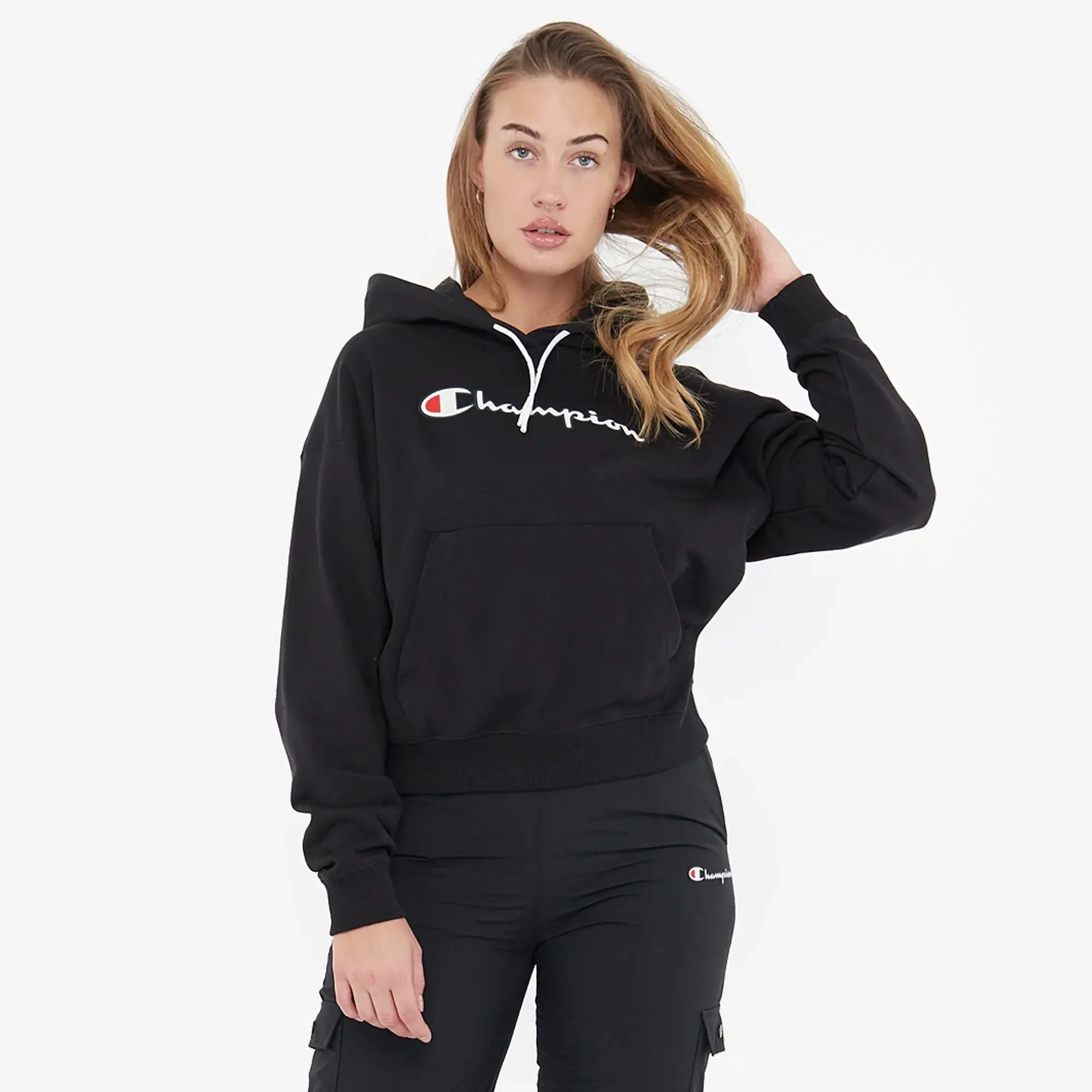 Champion Logo Hooded Sweatshirt