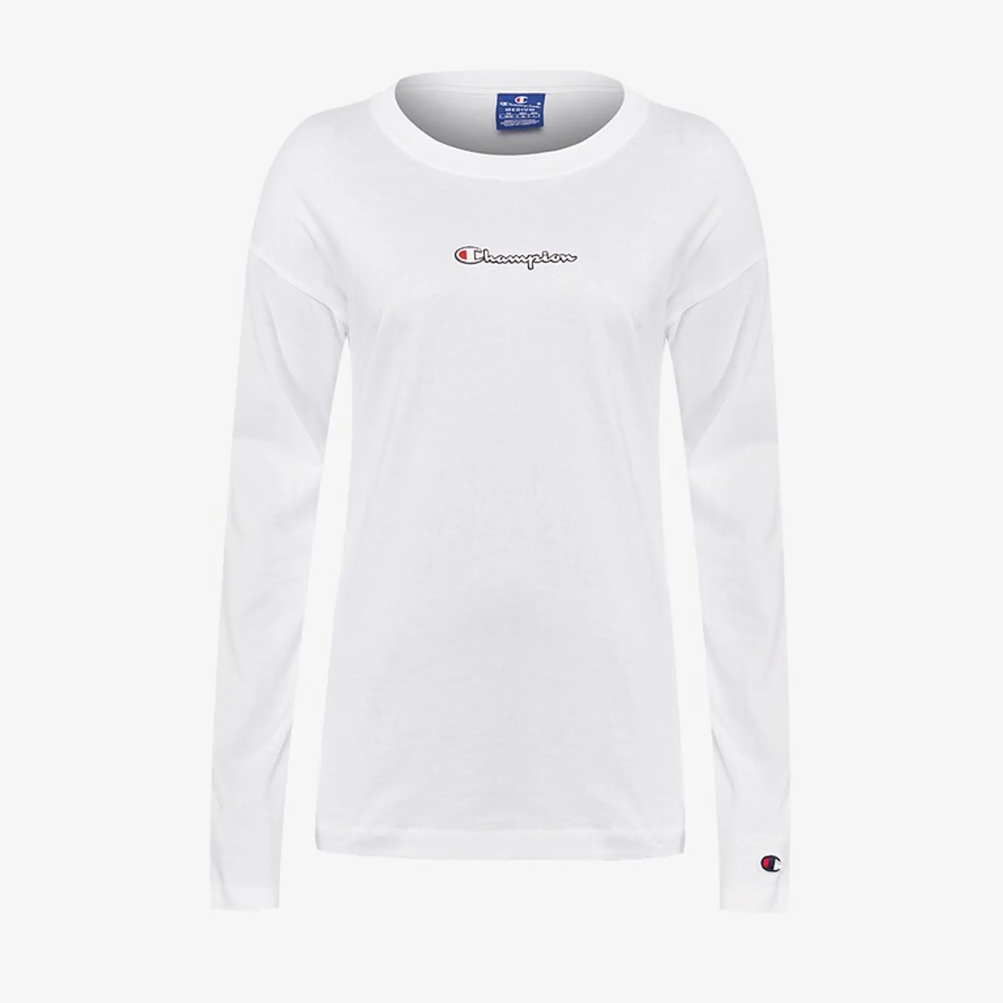 Champion Logo Crewneck Long Sleeve T Shirt