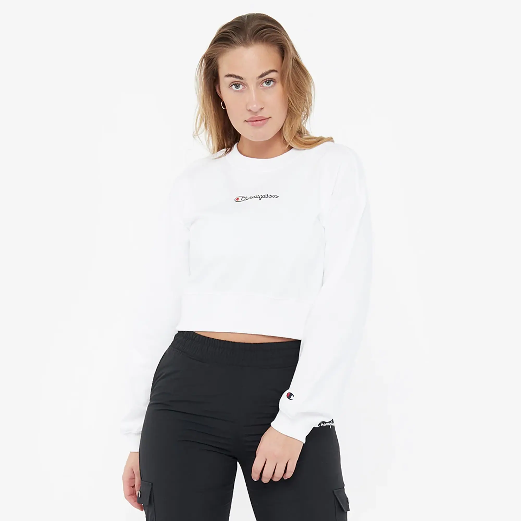 Champion Logo Crewneck Croptop