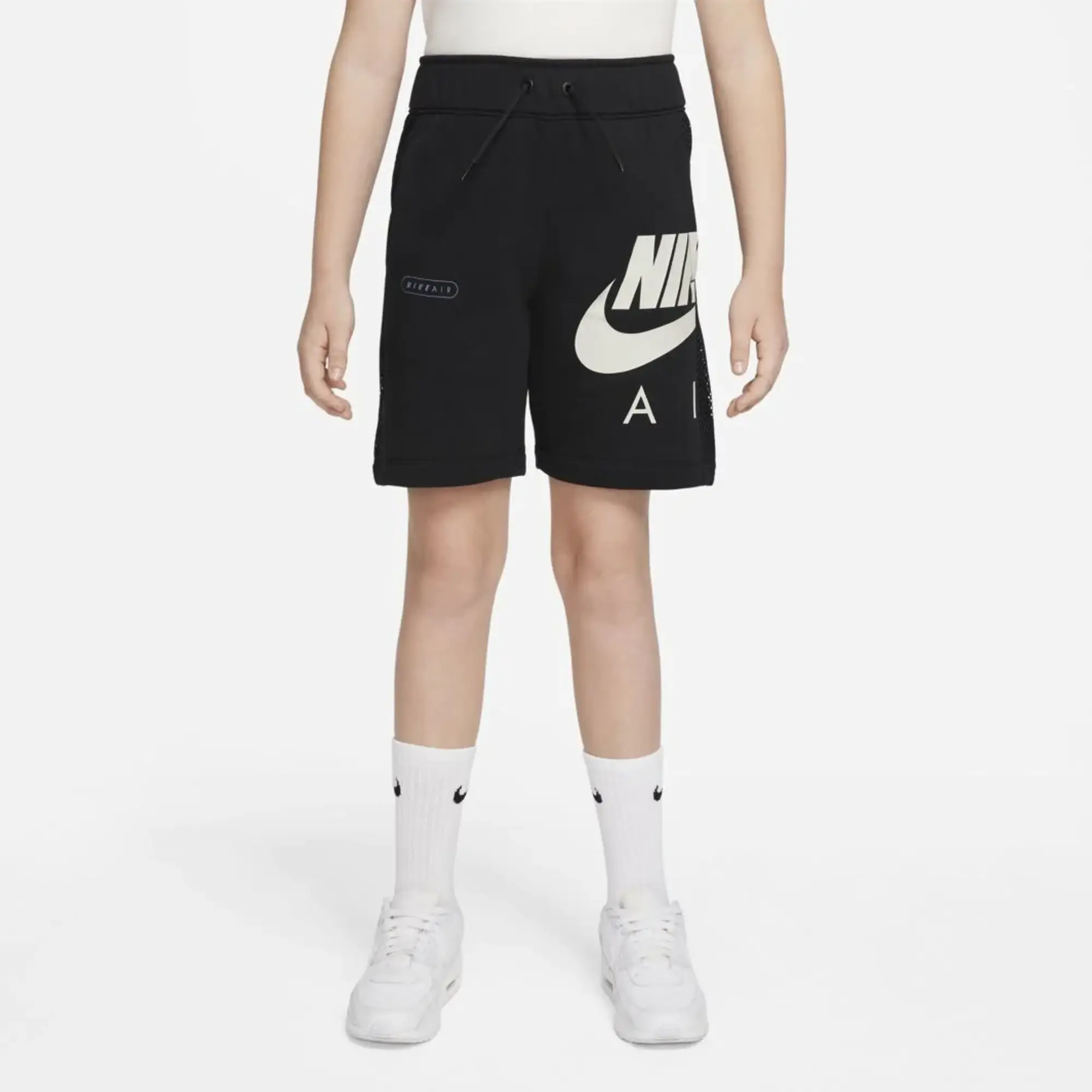 Nike Air Older Kids French Terry Shorts 8 15Y DM8086 010 FOOTY.COM