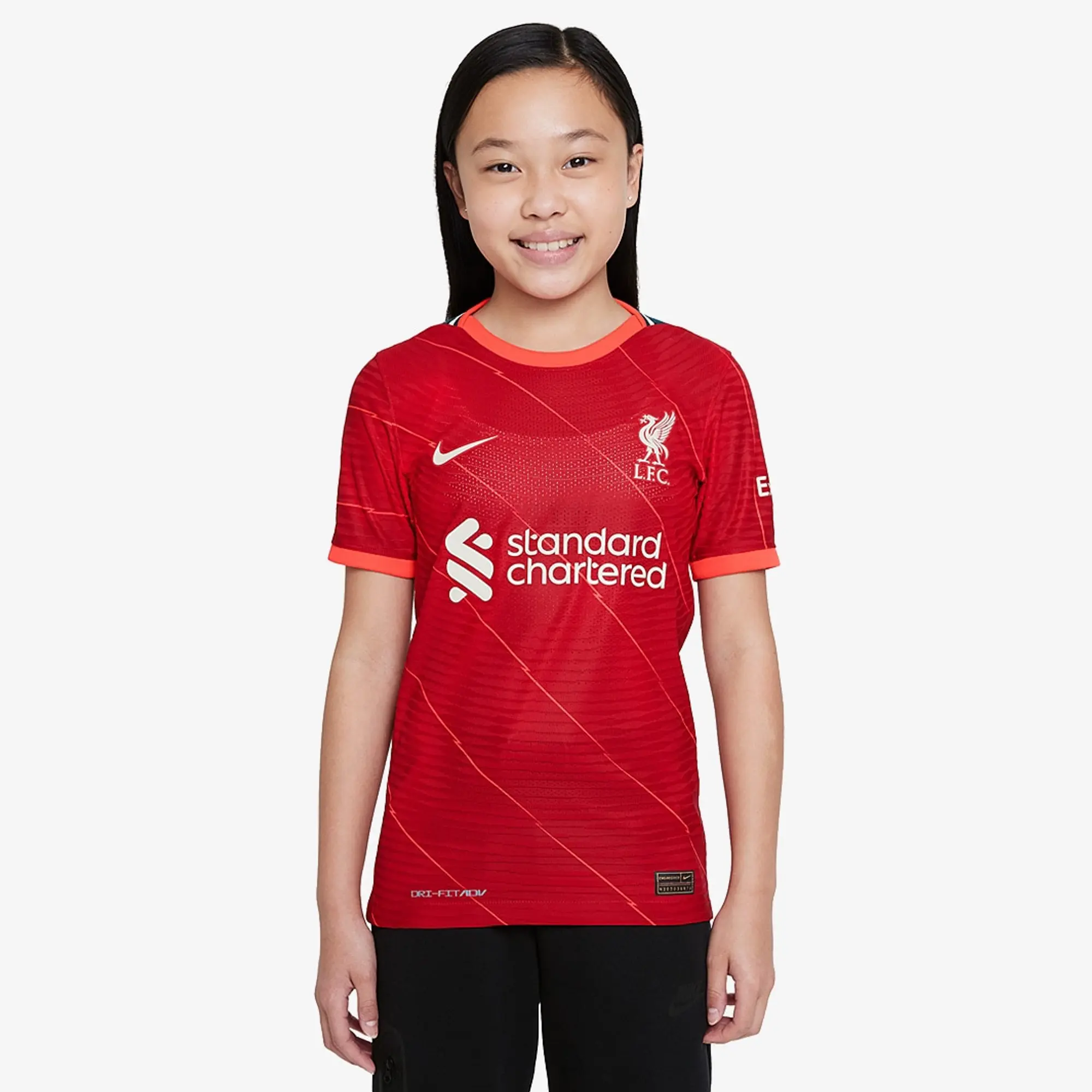 Nike Liverpool Kids SS Player Issue Home Shirt 2021/22