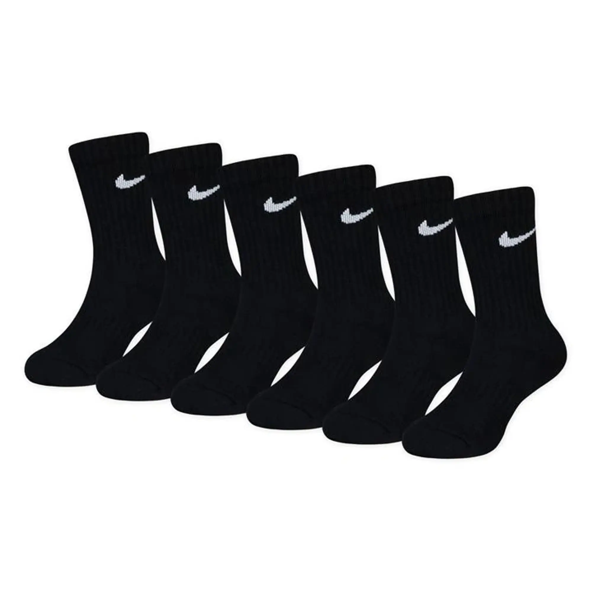 Nike 6Pk DF Crew Sock Infants - Black