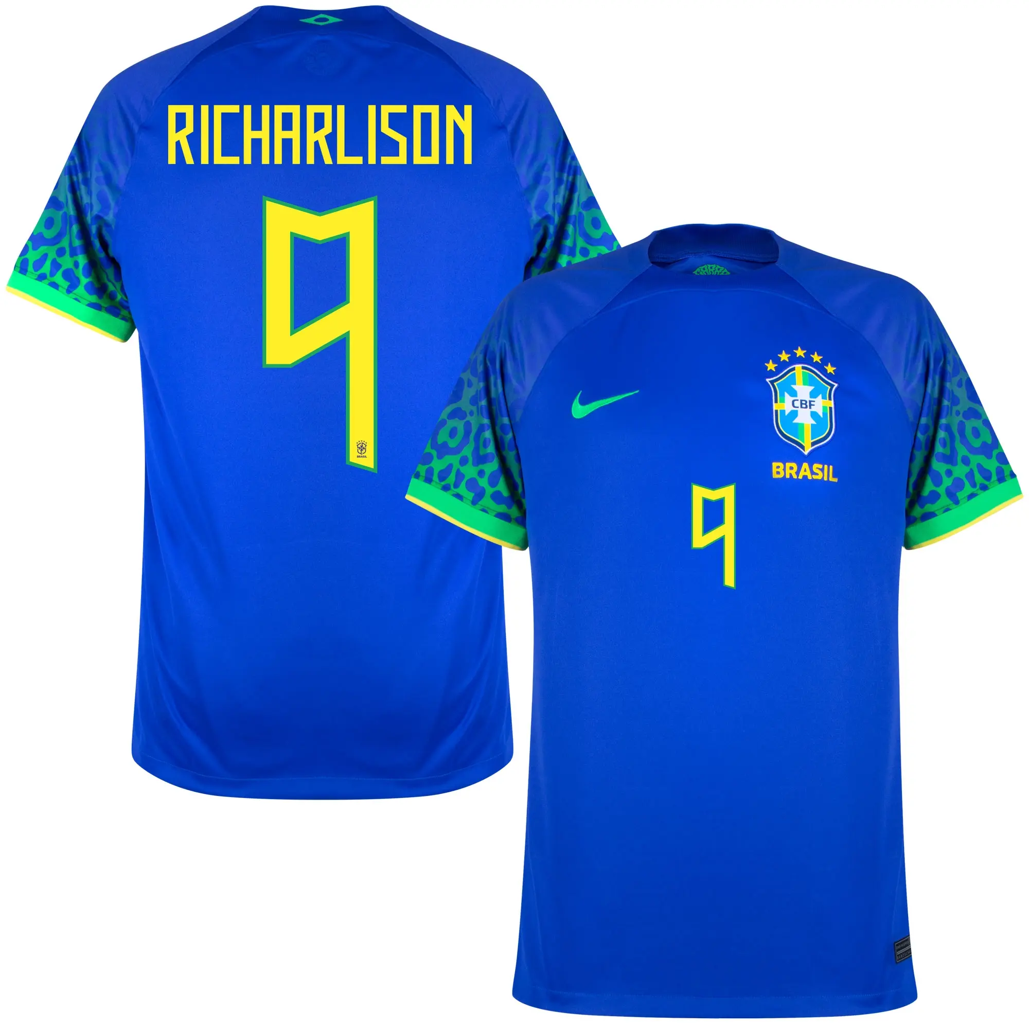 Nike Brazil Mens SS Away Shirt 2022