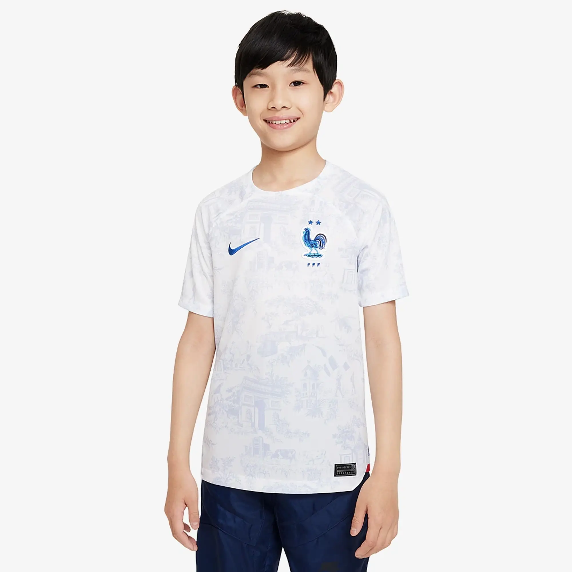 Nike France Kids SS Away Shirt 2022