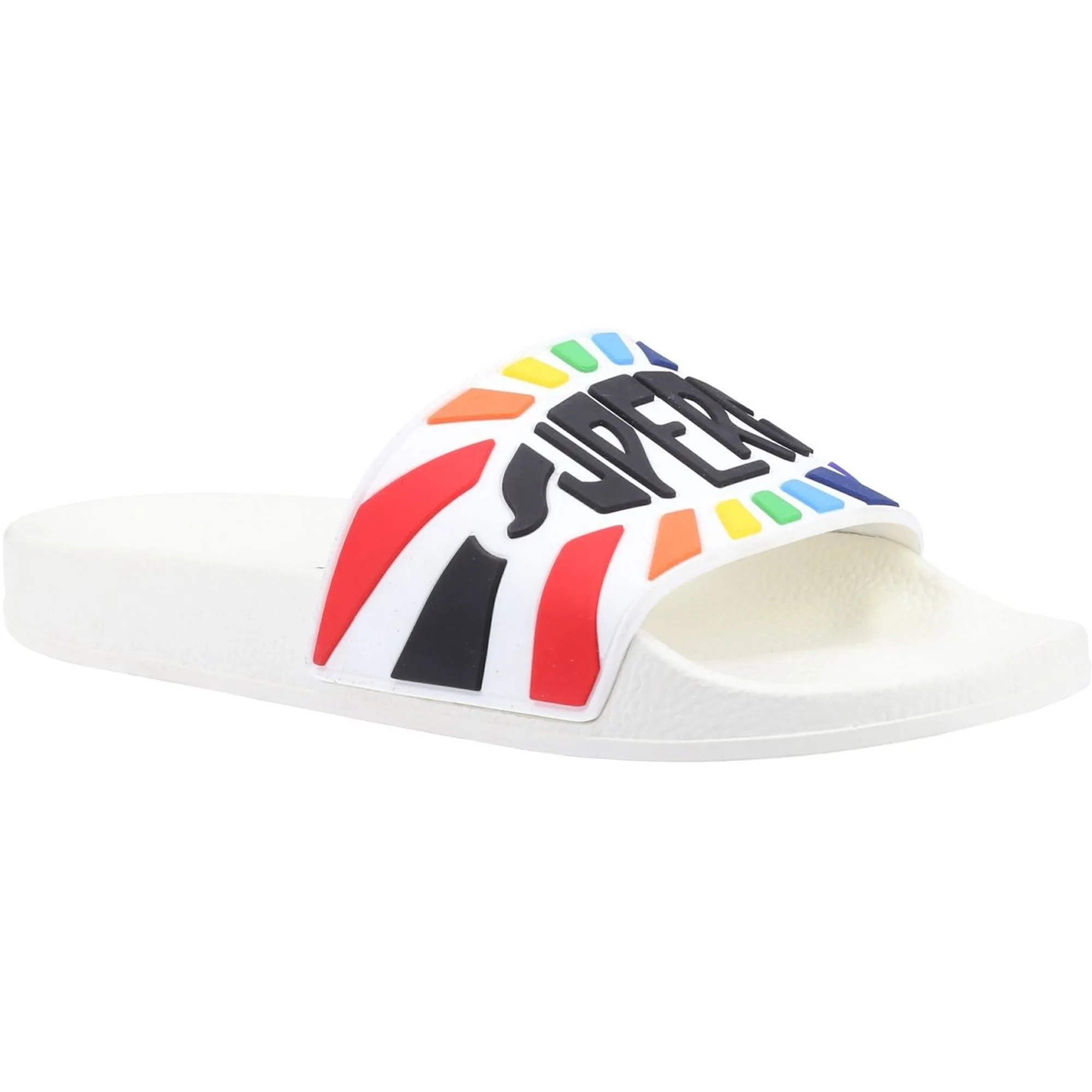 Superga Womens Slide Multicolour Logo