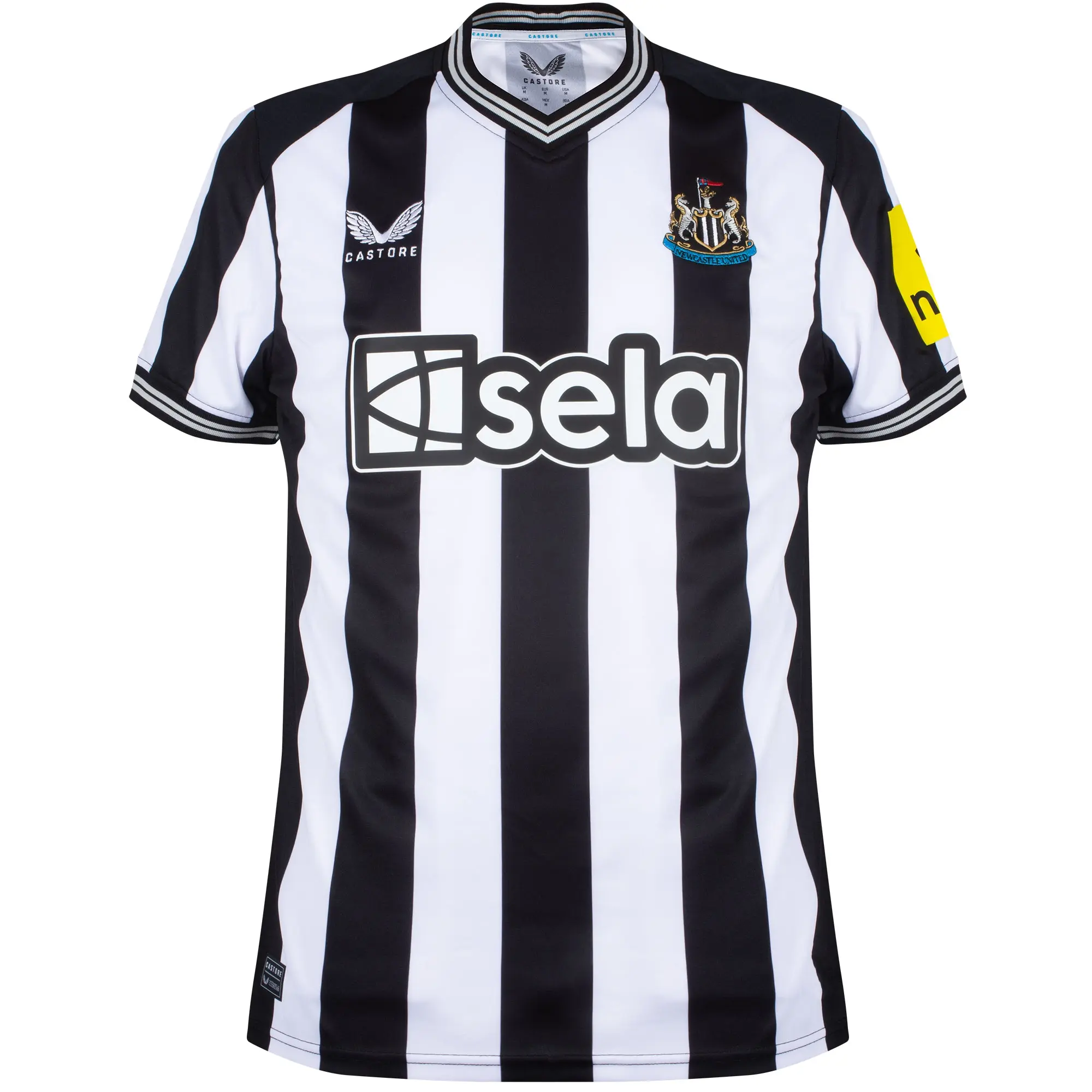 Castore Newcastle United Mens SS Home Shirt 2023/24